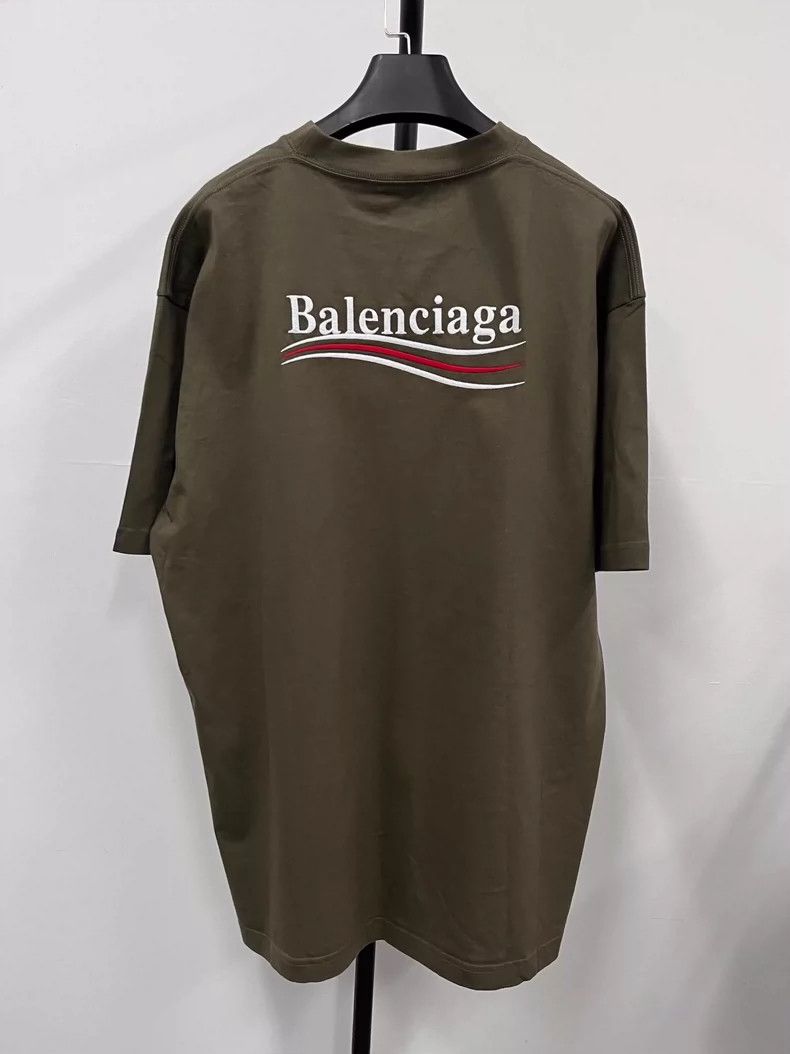 Balenciaga Balenciaga SS22 Logo Print Crew Neck Short Sleeve Regular T Size L / US 10 / IT 46 - 2 Thumbnail