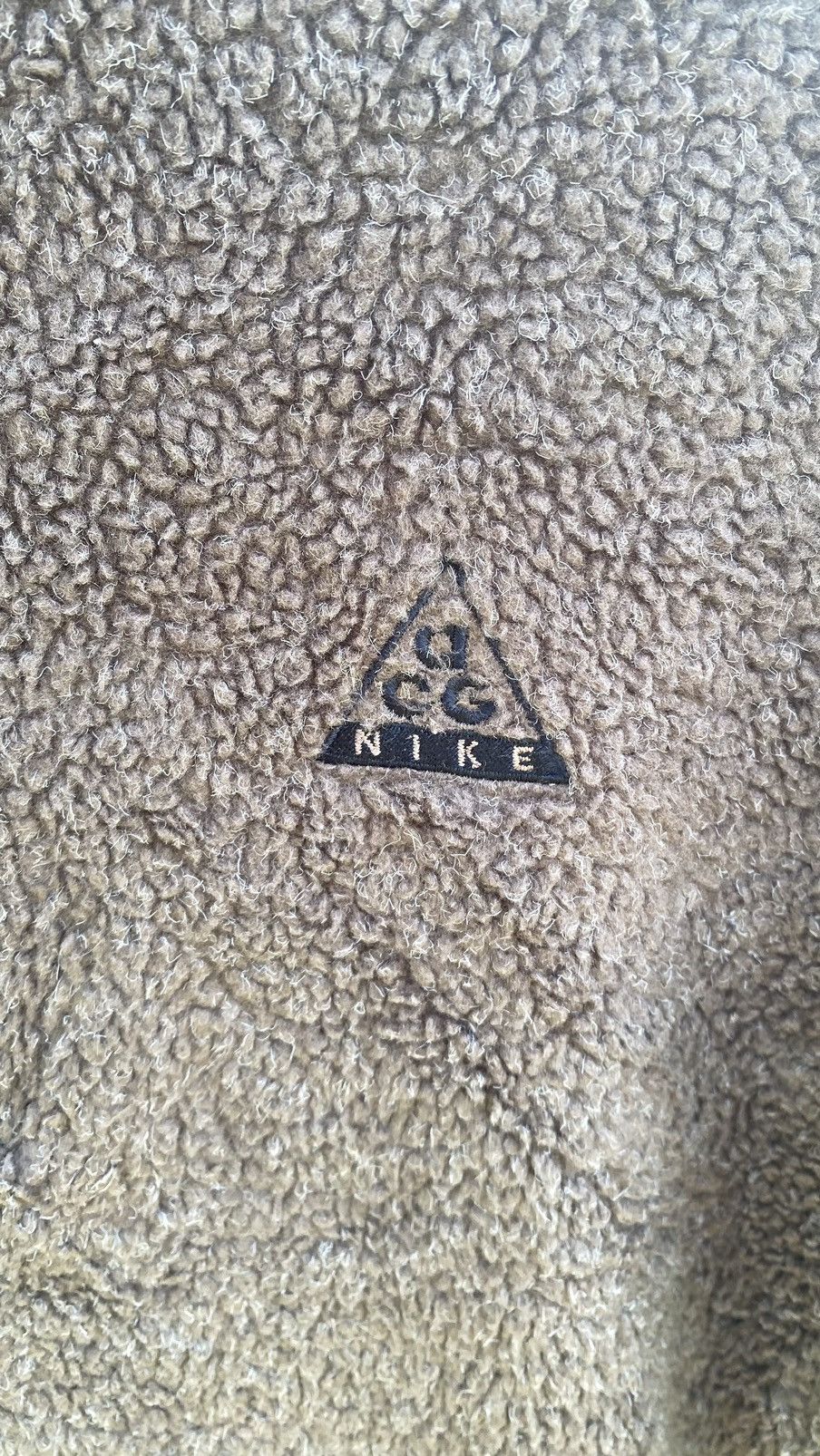 Nike ACG × Vintage 90s Nike ACG Sherpa Brown Fleece -M- Size US M / EU 48-50 / 2 - 3 Thumbnail