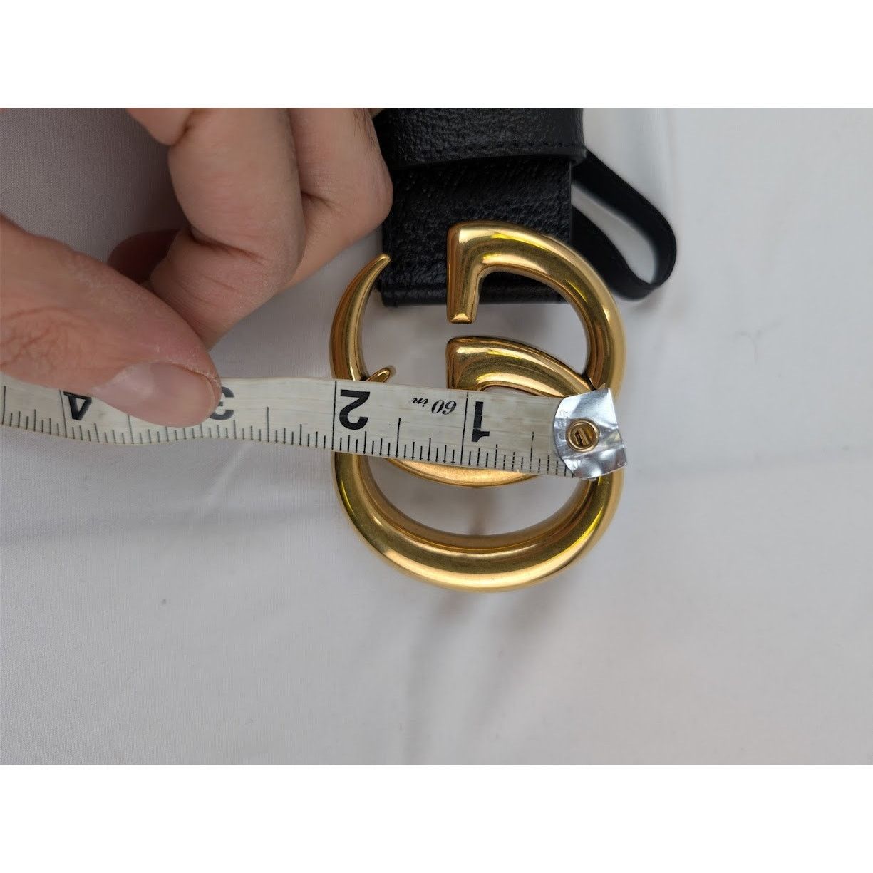 Adidas × Gucci o1rshd1 Size: 75 / M Belt W.40 GG Mar in Black Size 30 - 10 Thumbnail