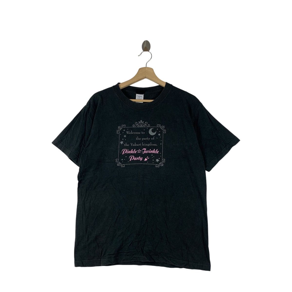 Vintage YUKARI TAMURA KINGDOM Pinkle Twinkle Party Tee Shirt Top Size US L / EU 52-54 / 3 - 1 Thumbnail
