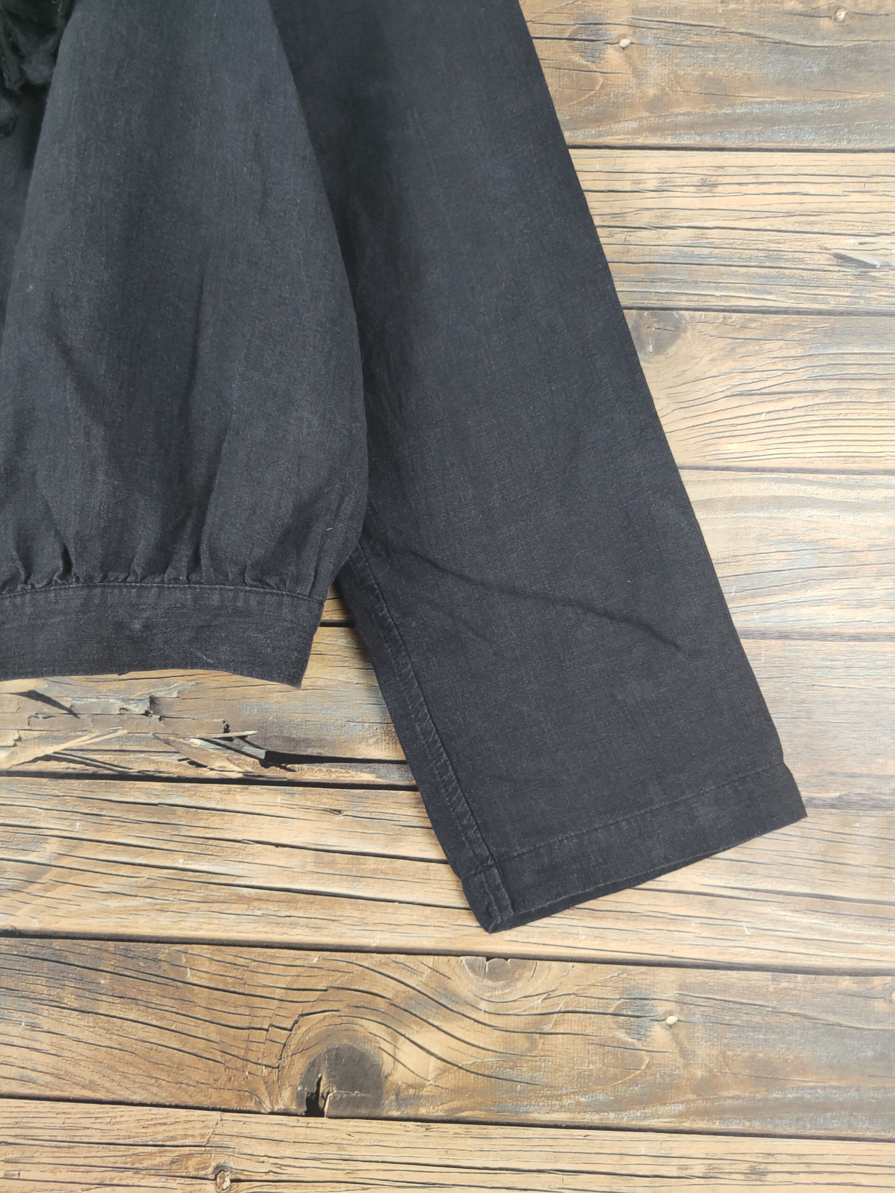 Japanese Brand × Vintage Vintage & Luxury Design Rekisama Black Blouses Size M / US 6-8 / IT 42-44 - 7 Thumbnail