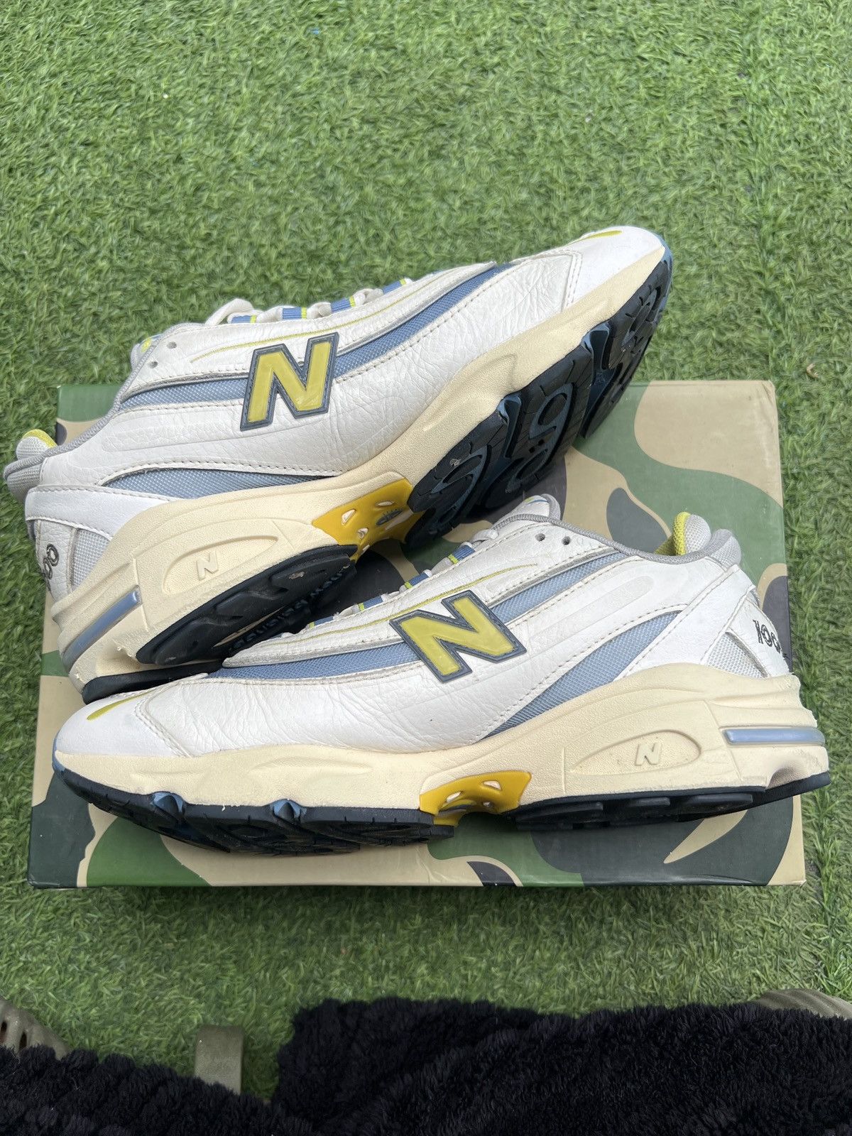 New Balance New Balance 1000 Off White Blue M1000CA Size US 10 / EU 43 - 3 Thumbnail