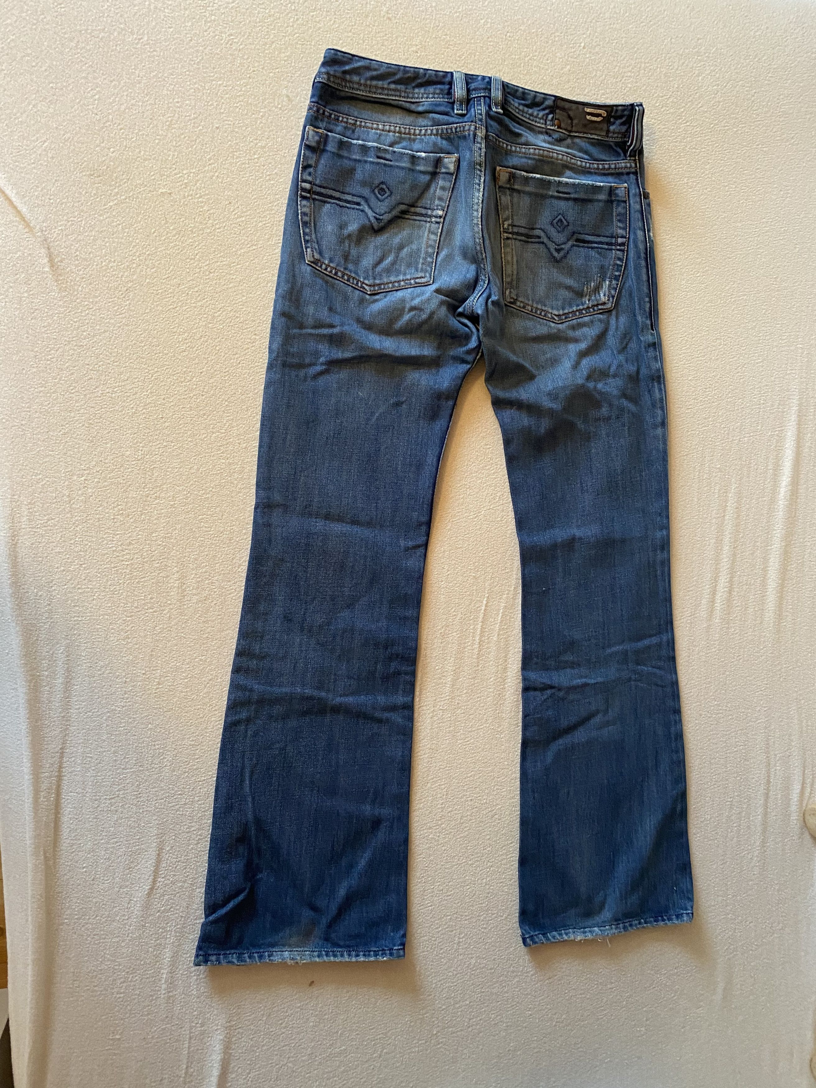 Diesel Diesel Zathan 008BK – Vintage Y2K Bootcut Denim – W30 L32 Size US 30 / EU 46 - 4 Thumbnail