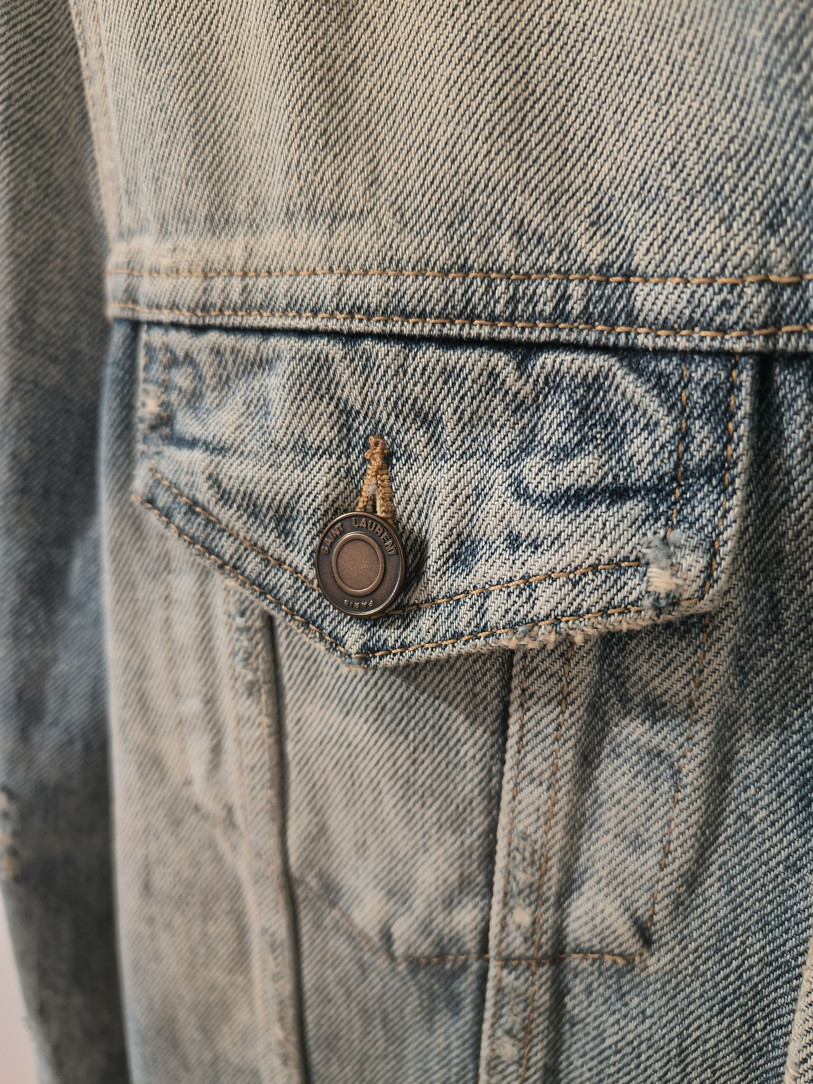Saint Laurent Paris Saint Laurent denim jacket Size US S / EU 44-46 / 1 - 3 Thumbnail