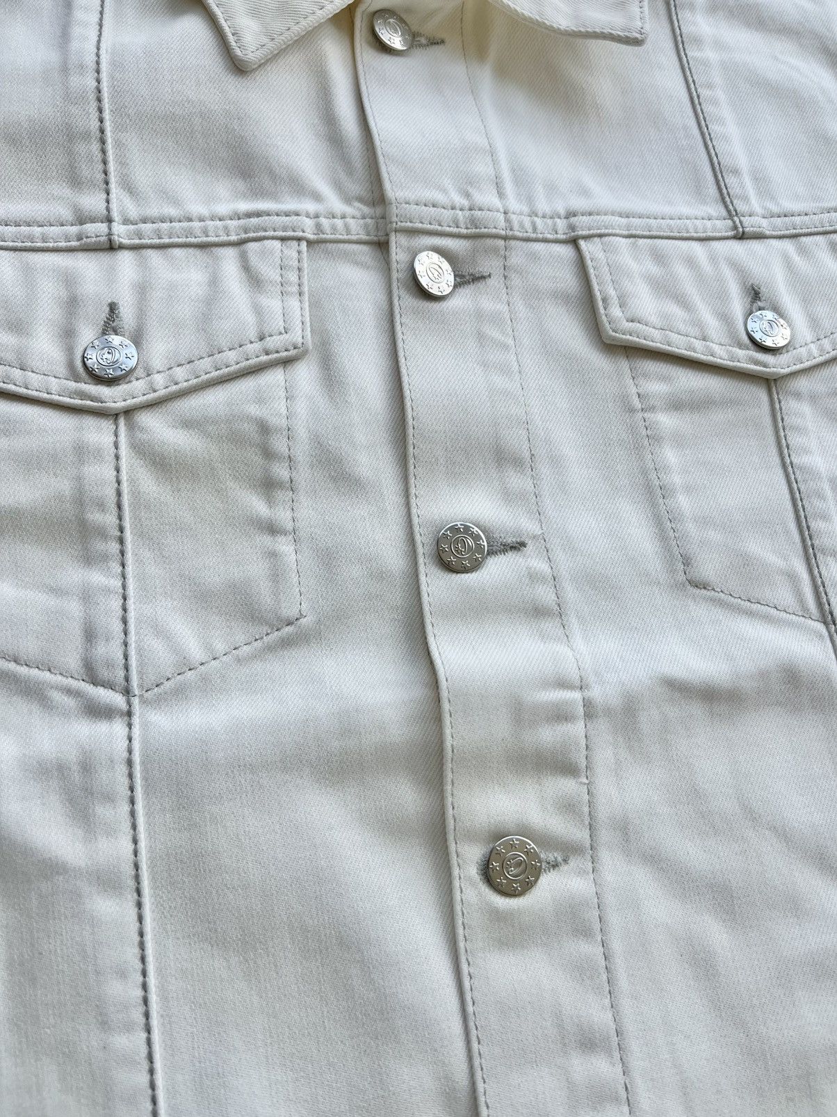 Corteiz Corteiz C-Star White Denim Jacket Medium Size US M / EU 48-50 / 2 - 8 Thumbnail