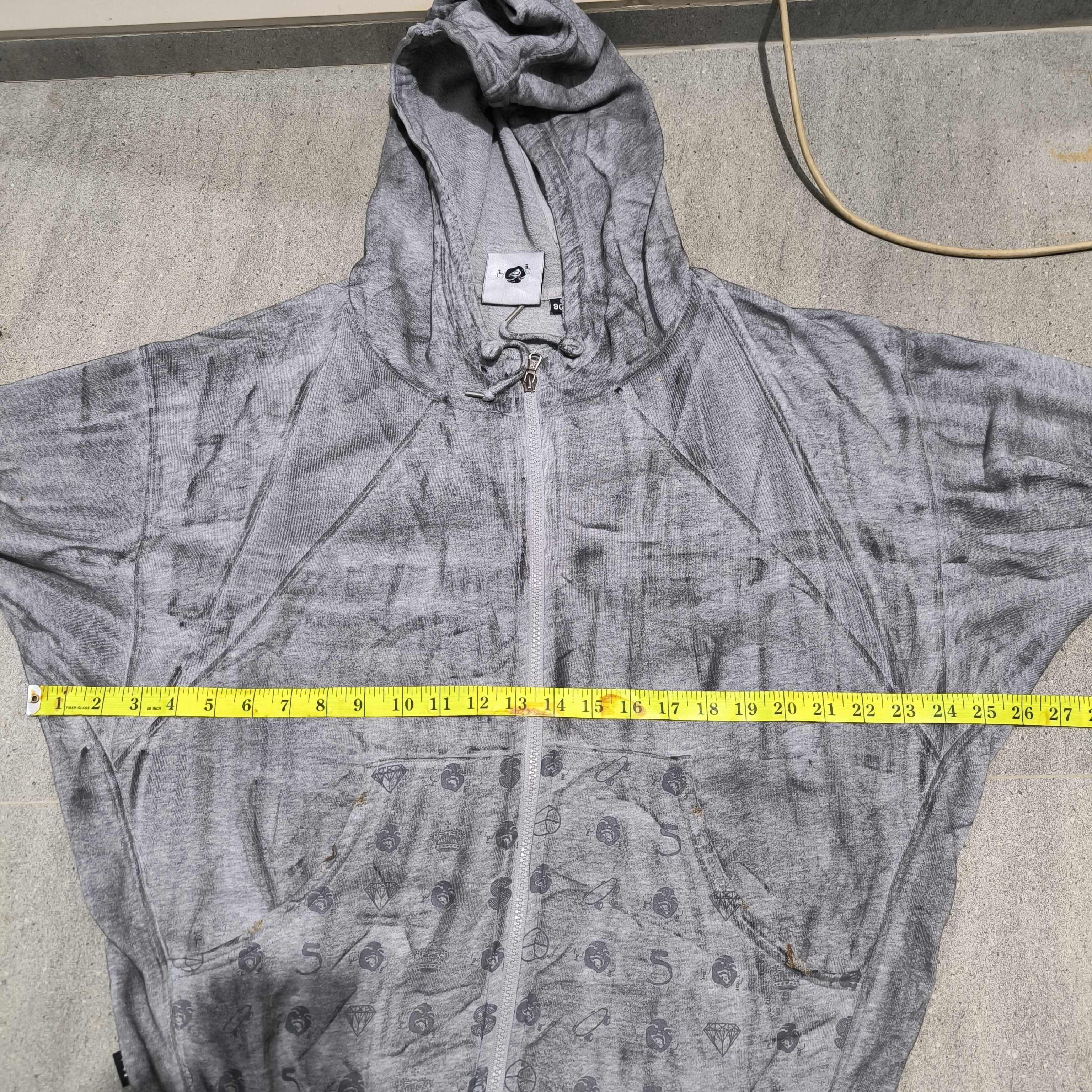 Fubu Fubu distressed dirty hoodie Size M / US 6-8 / IT 42-44 - 14 Thumbnail