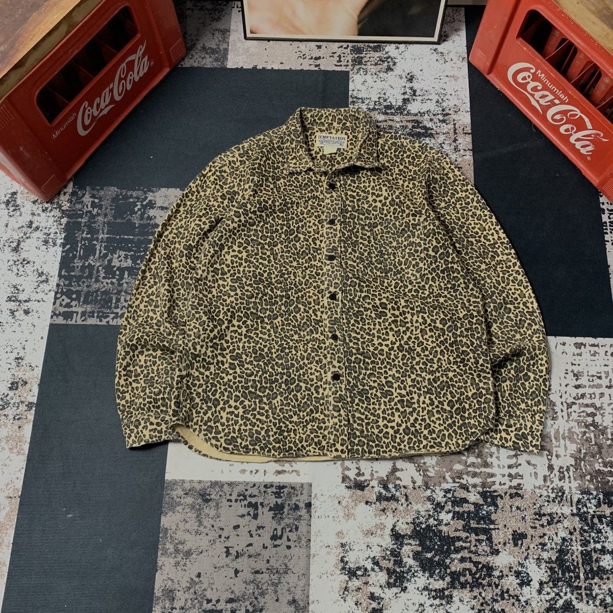 Japanese Brand Temptation Leopard Button Up shirt Size US L / EU 52-54 / 3 - 1 Thumbnail