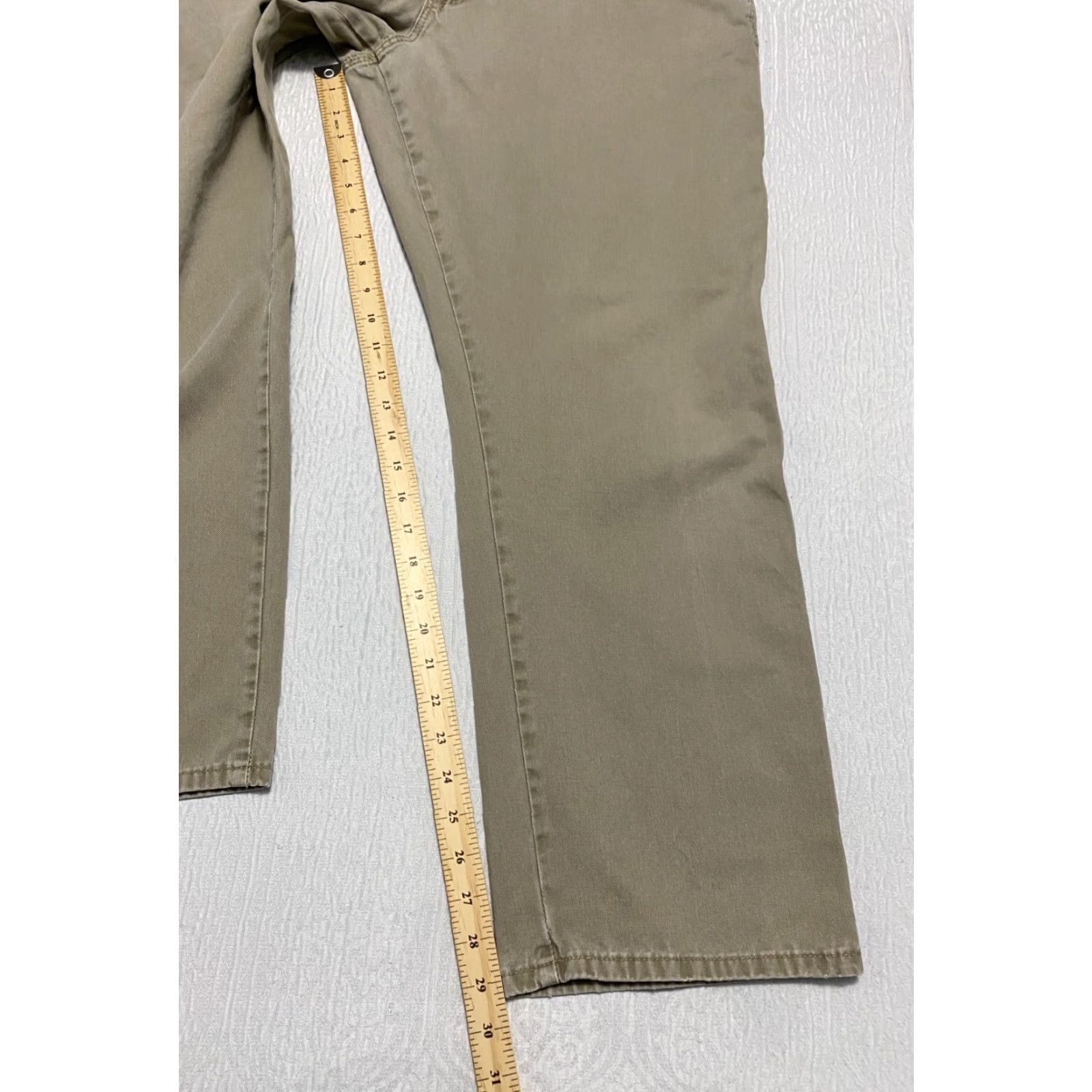 Wrangler VINTAGE Wrangler Carpenter Pants Mens 36x30 Beige Slim Relaxed Regular Straight Cotton Knit Logo Pockets Workwear Casual Travel 94OR0BH Size US 36 / EU 52 - 6 Thumbnail