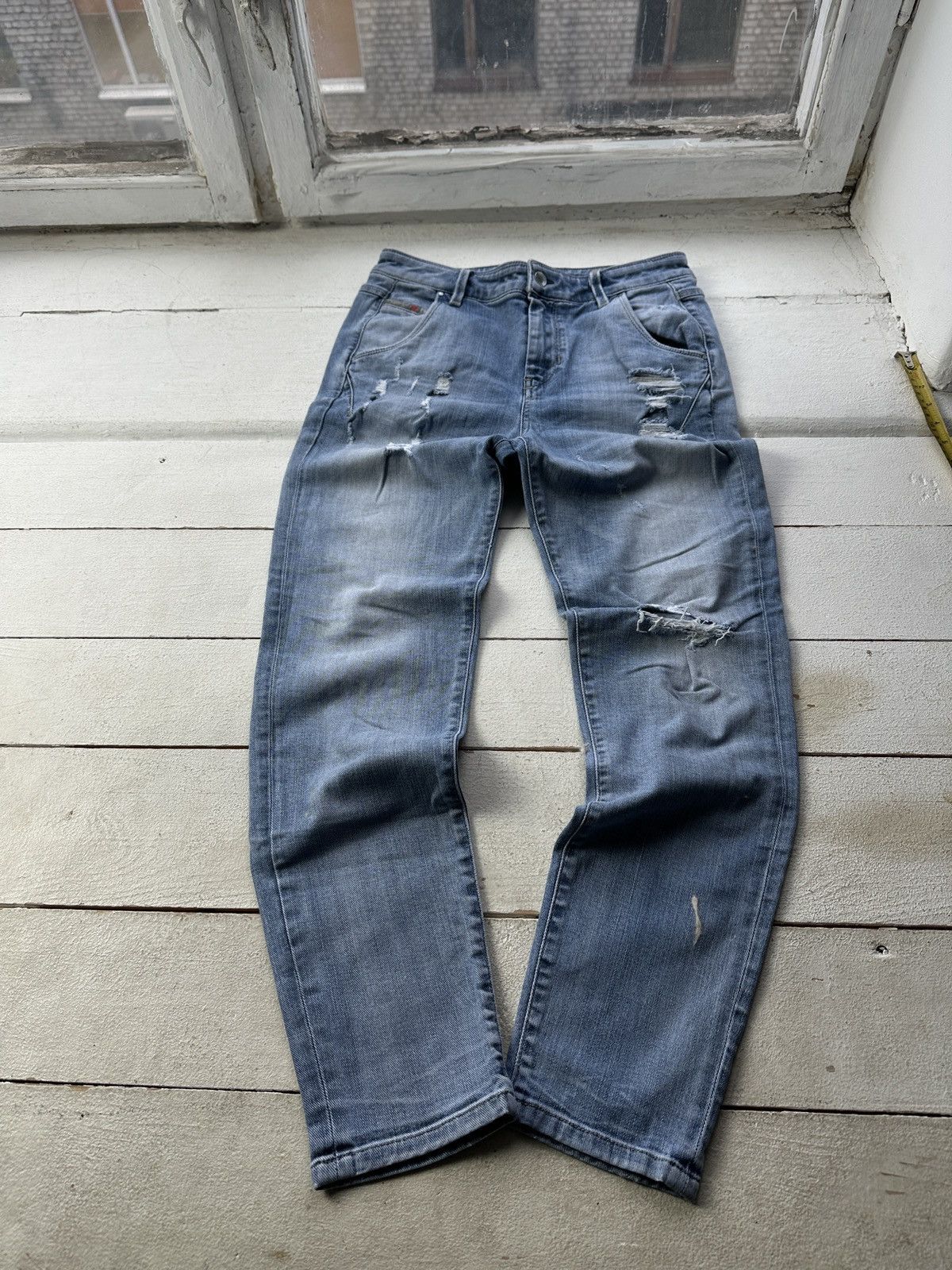 🚨 DIESEL AVANT GARDE GOTHIC WOMEN JEANS LOGO IFSIXWASNINE
