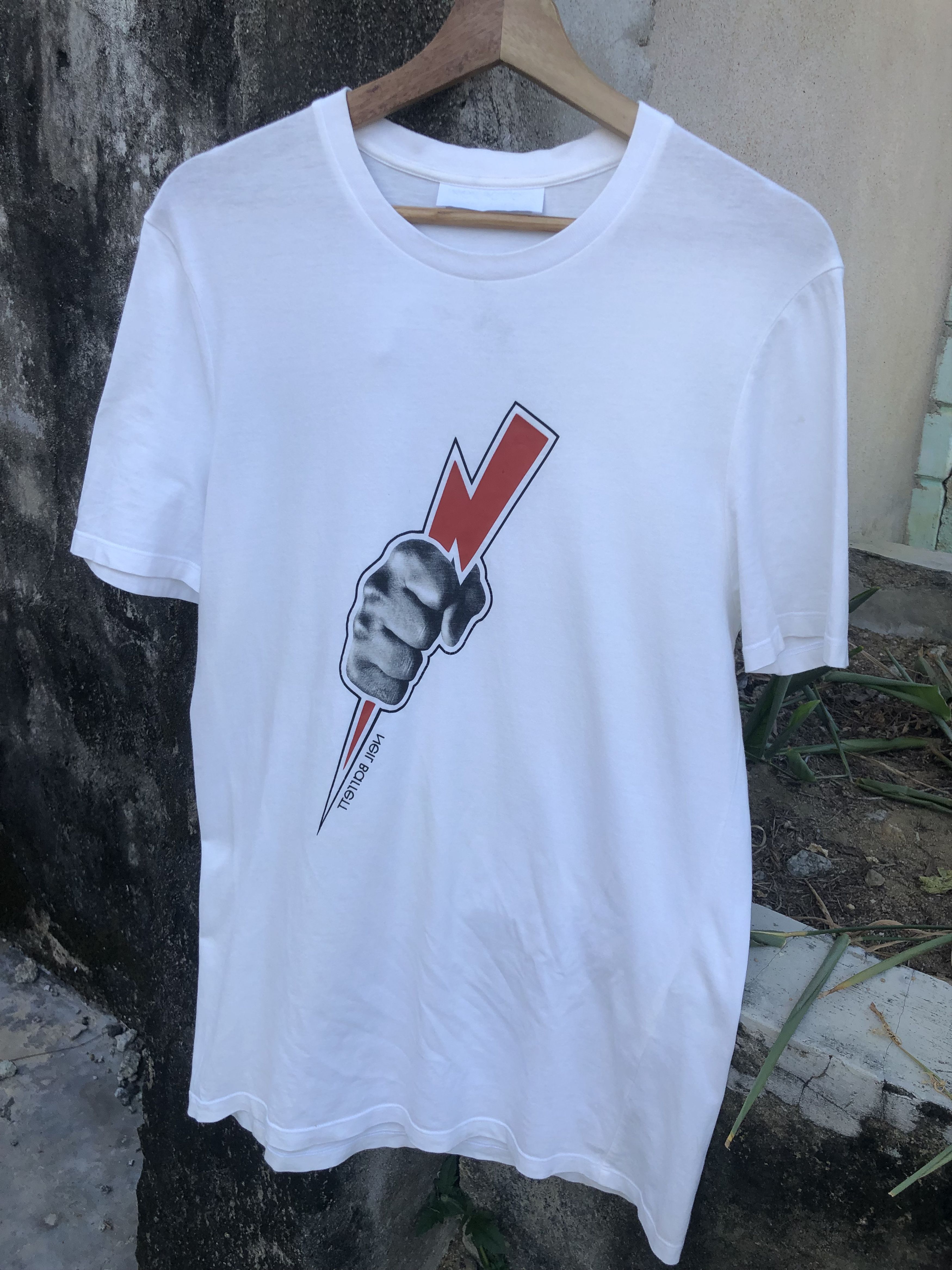 Neil Barrett Neil Barrett Ligthing-Fist Tshirt Size US S / EU 44-46 / 1 - 2 Thumbnail