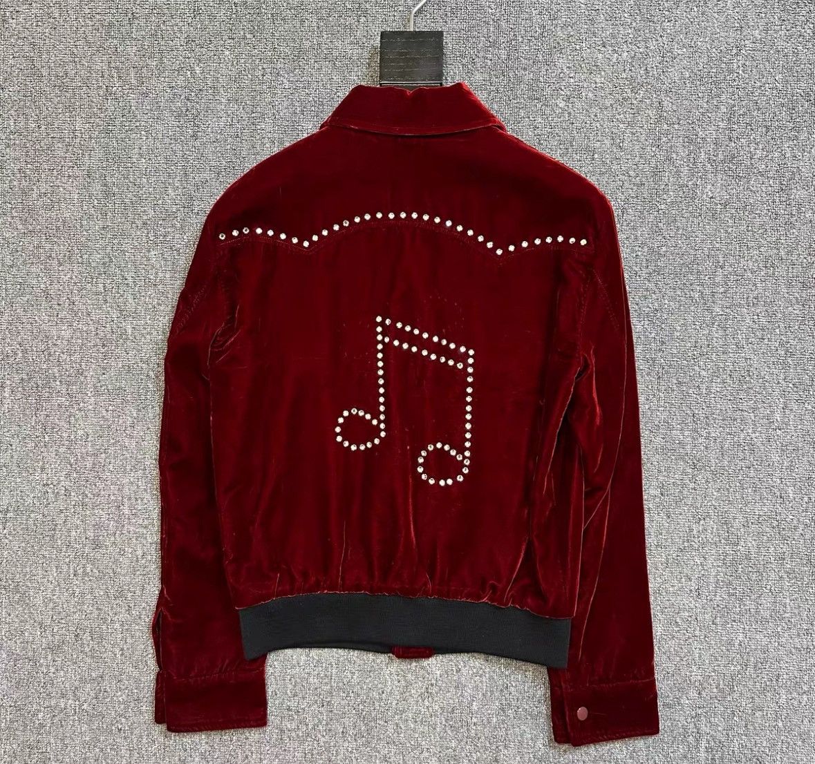 Saint Laurent Paris × Yves Saint Laurent Saint Laurent slp16FW wine red jacket 2506-Nextarrow Size US S / EU 44-46 / 1 - 2 Thumbnail