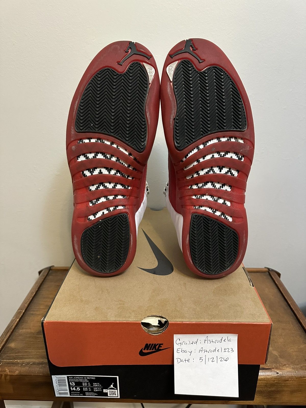Jordan Brand Nike Air Jordan 12 Retro 2023 Cherry Size 13 Size US 13 / EU 46 - 6 Thumbnail