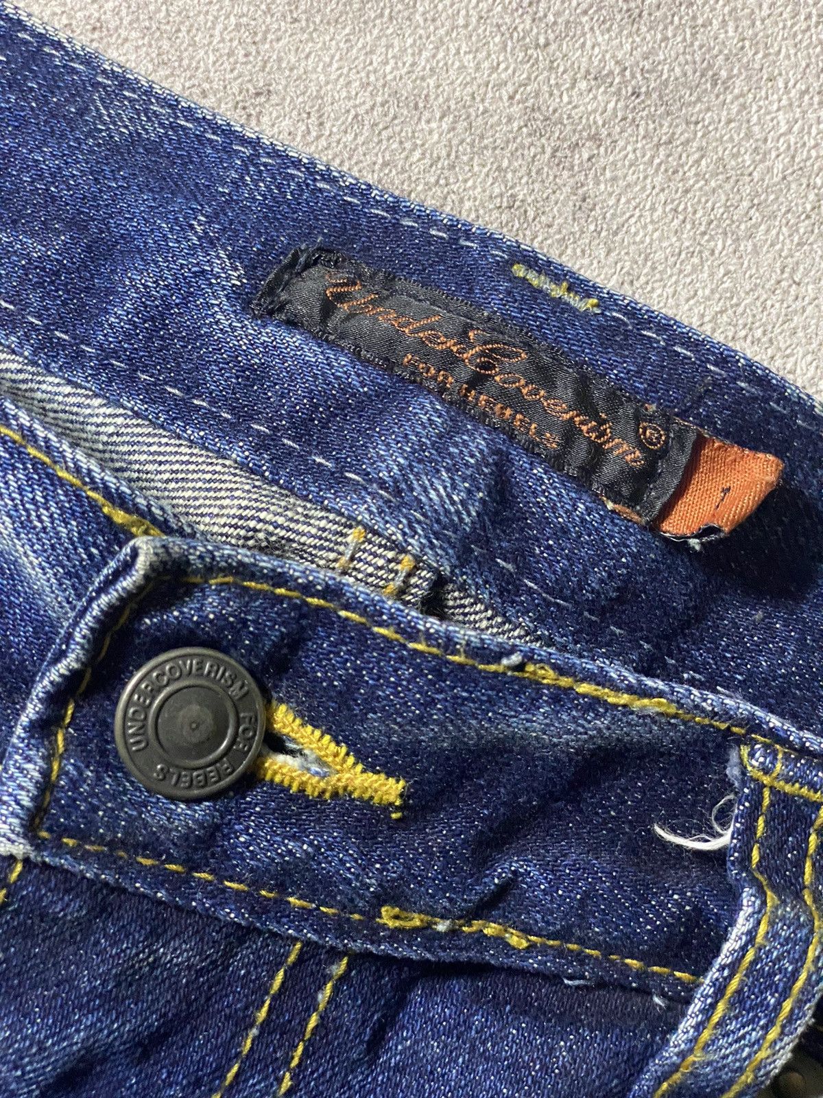 Undercover 2000s Undercoverism Distressed Paint Size US 30 / EU 46 - 5 Thumbnail