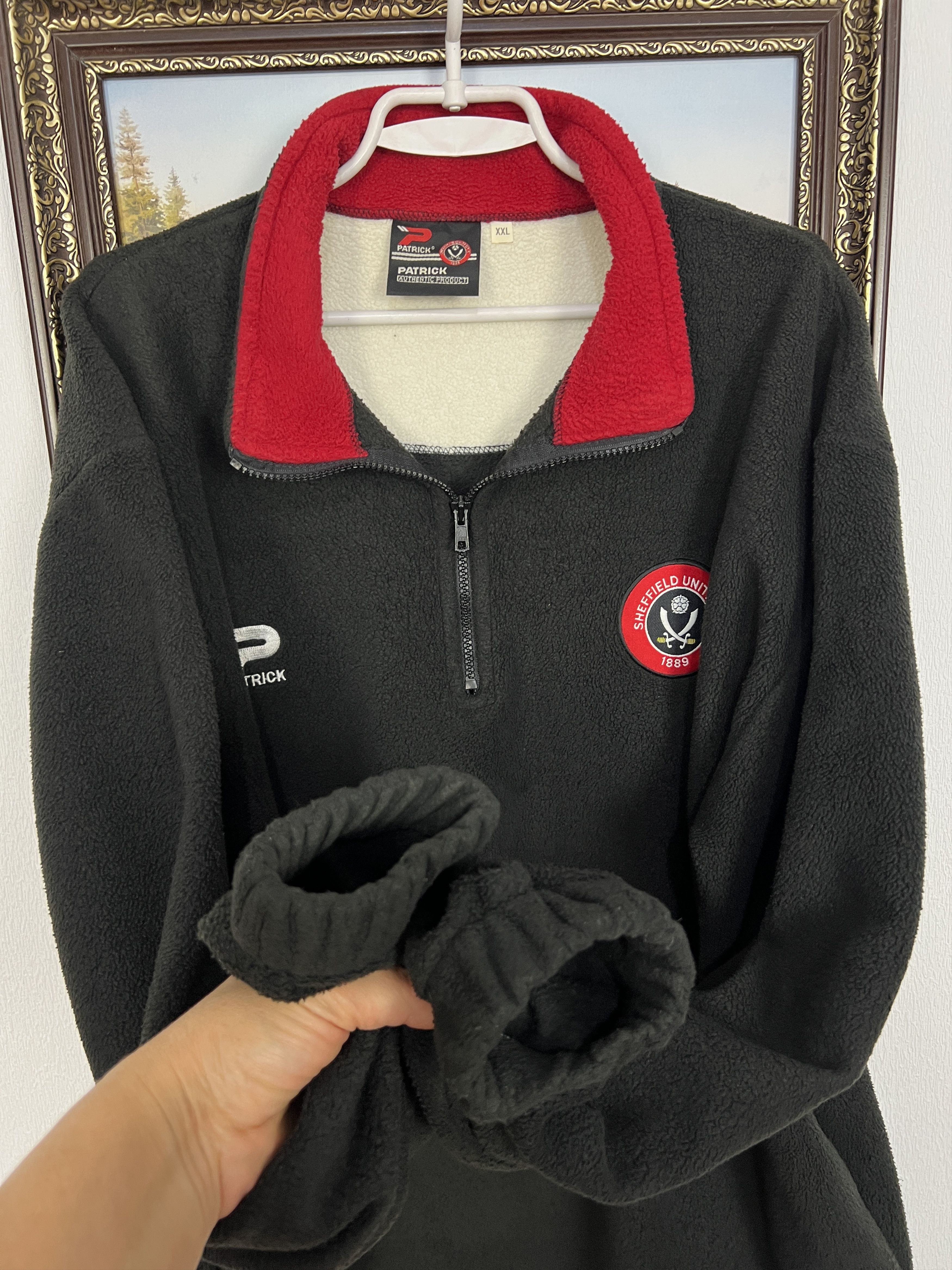 Vintage Vintage Sheffield United Football Fleece Jacket Track Top Size US XXL / EU 58 / 5 - 6 Thumbnail