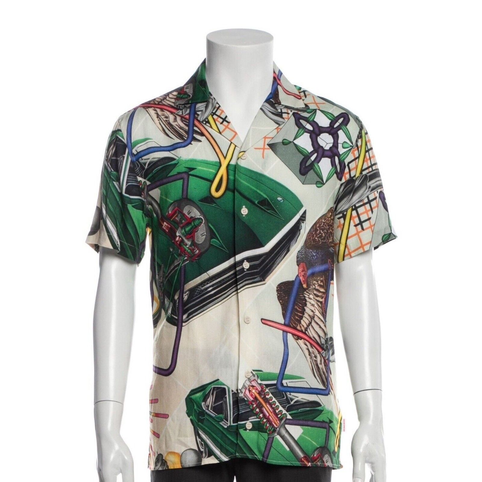 Orlebar Brown Orlebar Brown Button Up Shirt Size Medium Vehicle Tropical Size US M / EU 48-50 / 2 - 1 Thumbnail