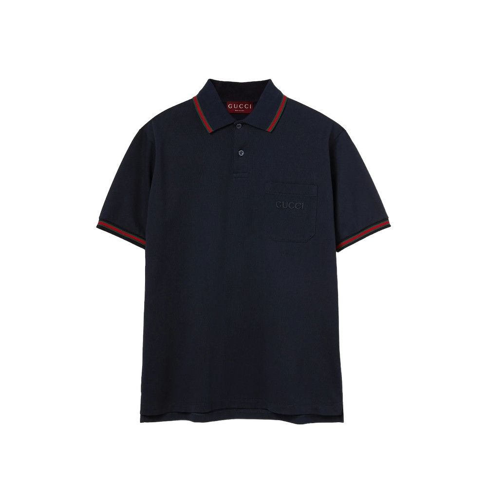 Gucci Gucci BLUE Polo Shirts Size US S / EU 44-46 / 1 - 1 Thumbnail