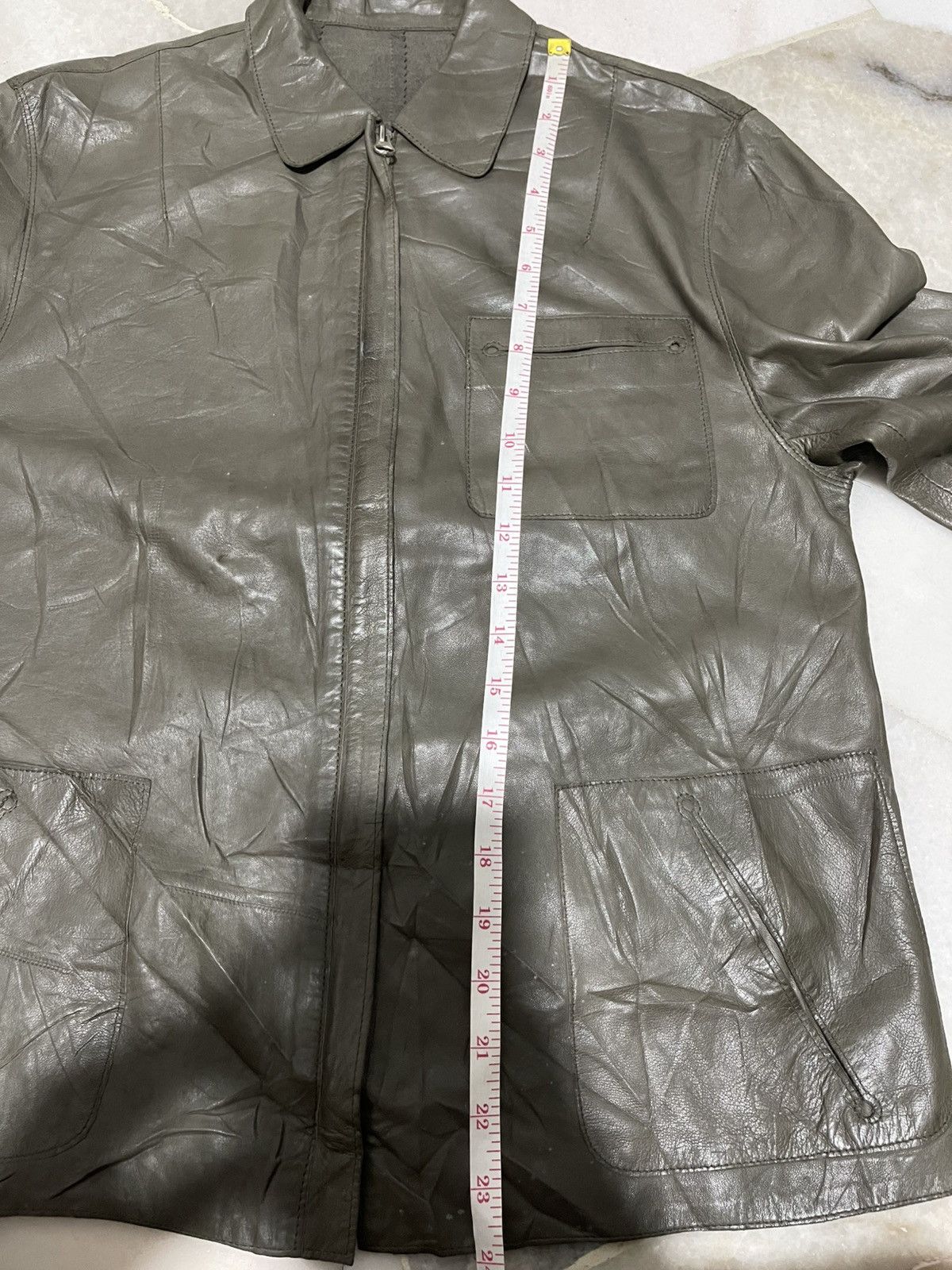 Designer Slyvie Schimmel Lamb Leather Jacket Size US XS / EU 42 / 0 - 20 Thumbnail