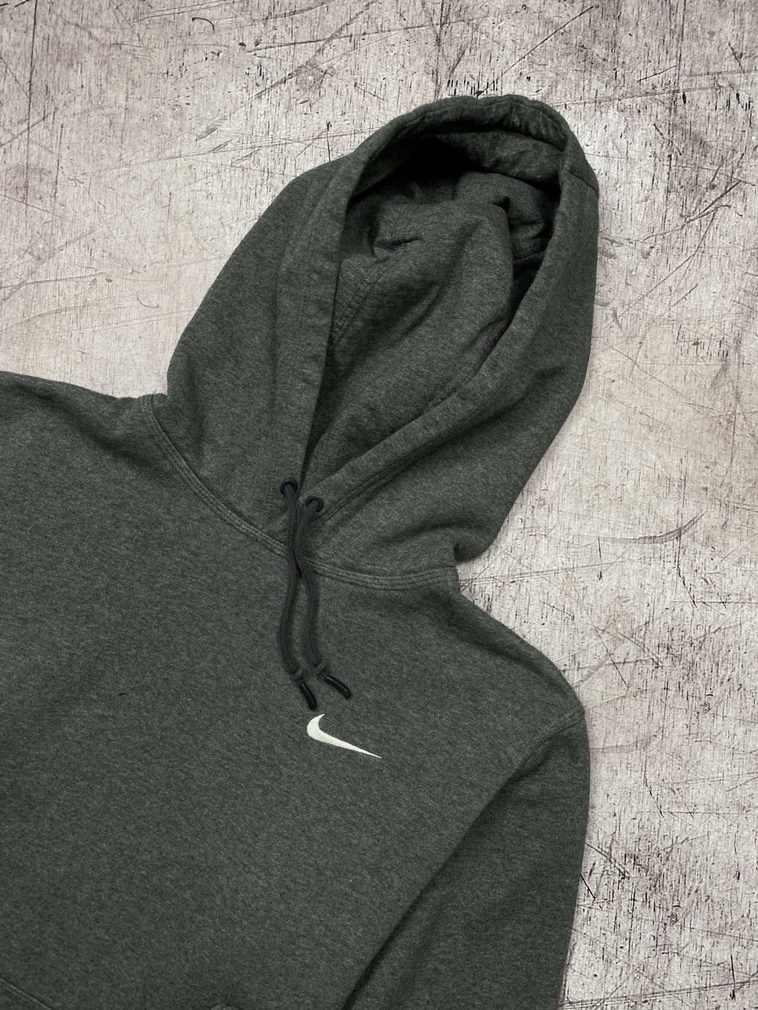 Nike × Vintage Nike Vintage Mens Mini Swoosh Hoodie Size US L / EU 52-54 / 3 - 2 Thumbnail
