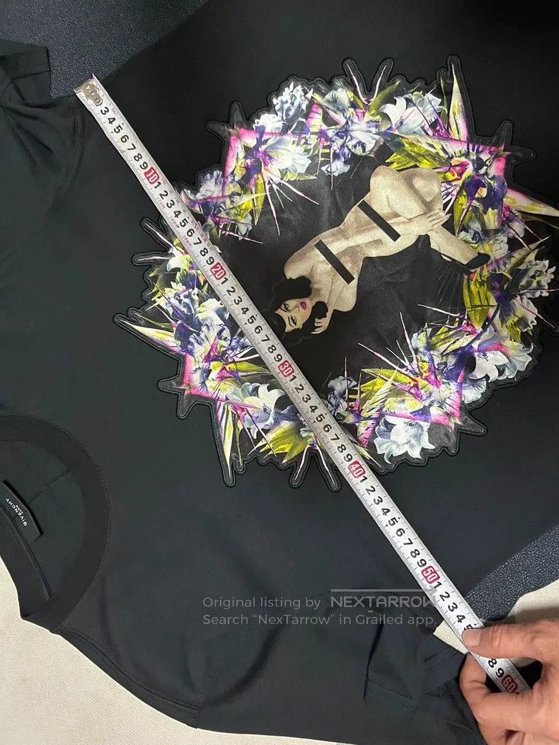 Givenchy Givenchy Runway Bird & Nude Silk Patch Tee . Size US M / EU 48-50 / 2 - 6 Thumbnail