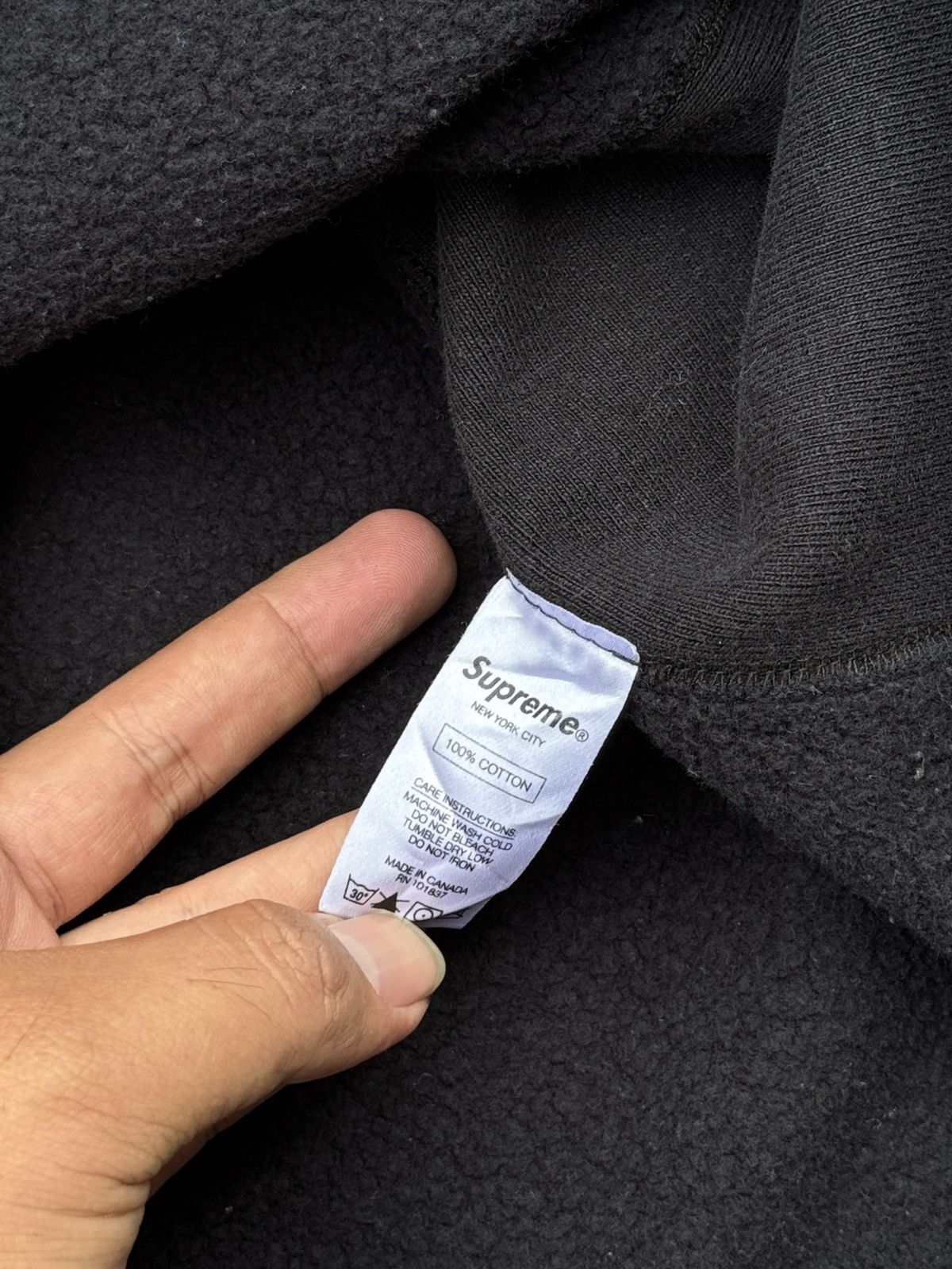 Supreme Supreme Trashed Hoodie Anti Hero Size US L / EU 52-54 / 3 - 6 Thumbnail