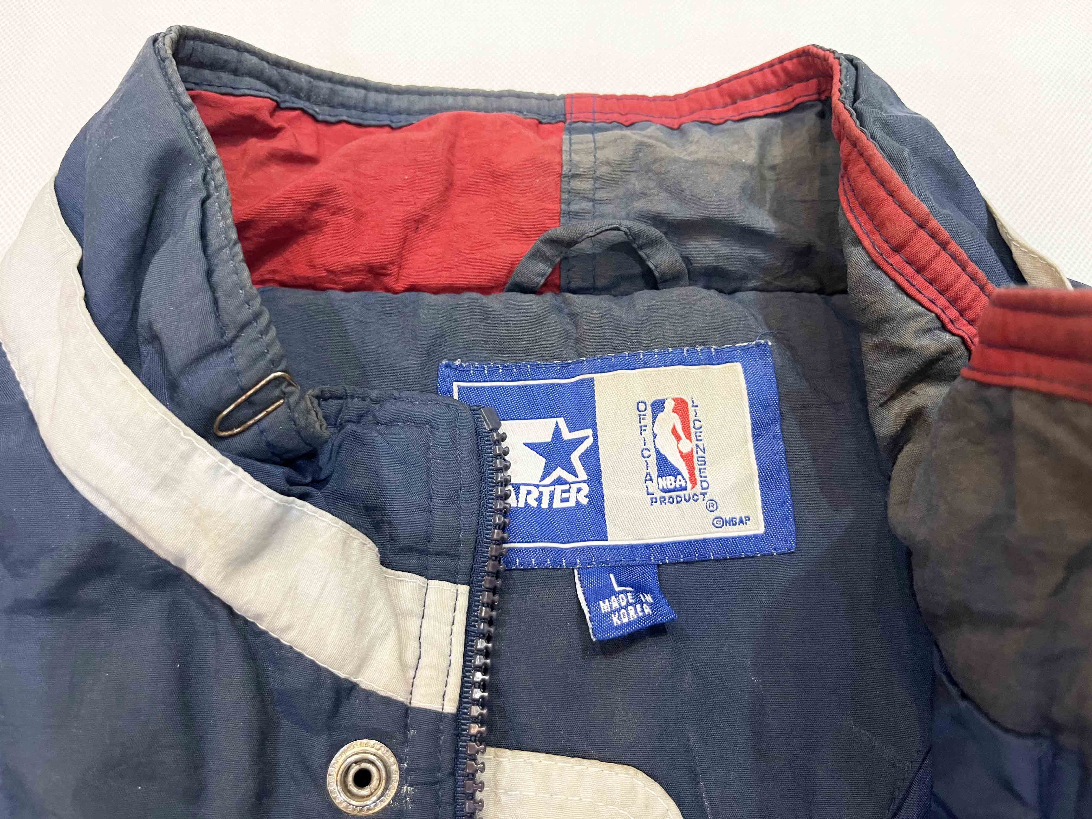 NBA × Starter × Vintage Vintage Starter NBA Houston Rockets Full Zip Puffer Jacket Size US L / EU 52-54 / 3 - 3 Thumbnail