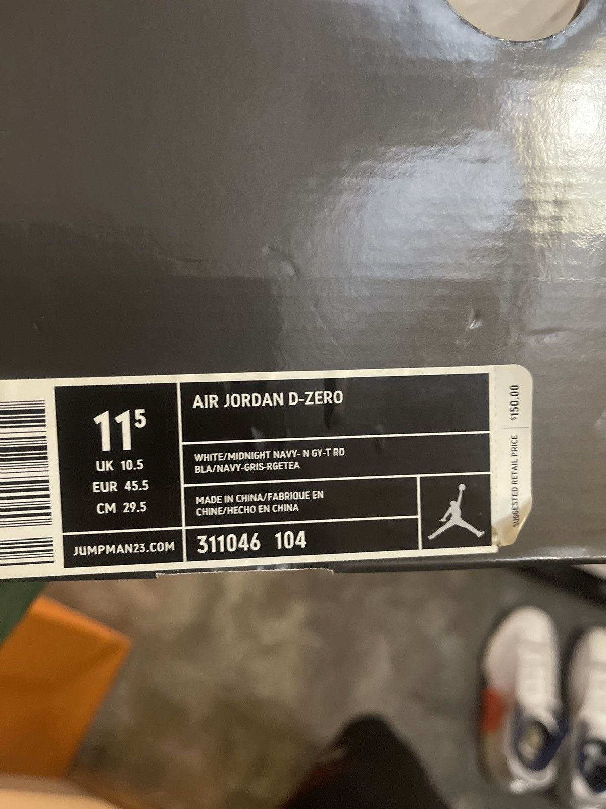 Jordan Brand Jordam d-zero Size US 11.5 / EU 44-45 - 7 Thumbnail