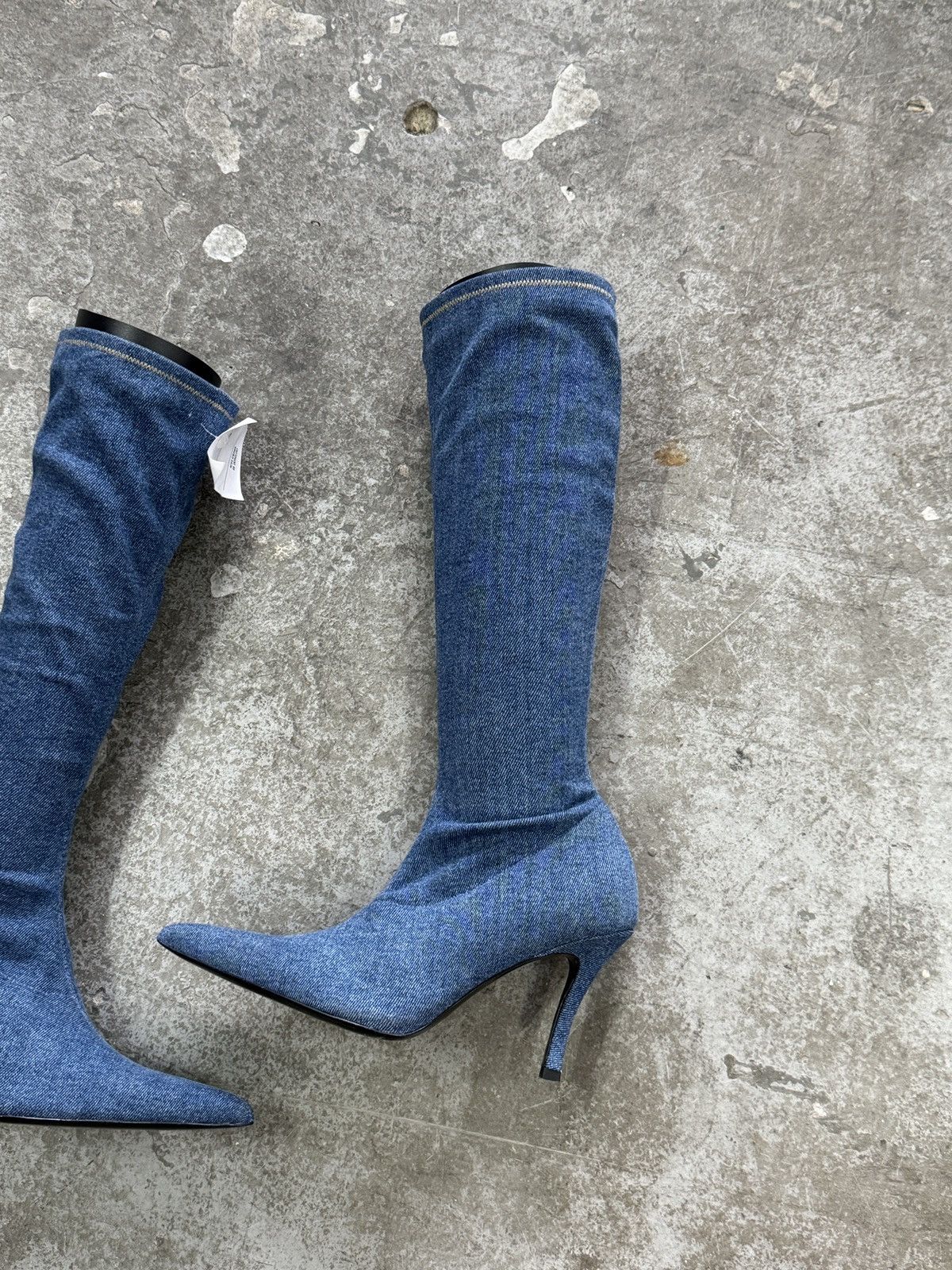 Diesel Archive Diesel Vintage Denim Heels Size US 5 / IT 35 - 3 Thumbnail