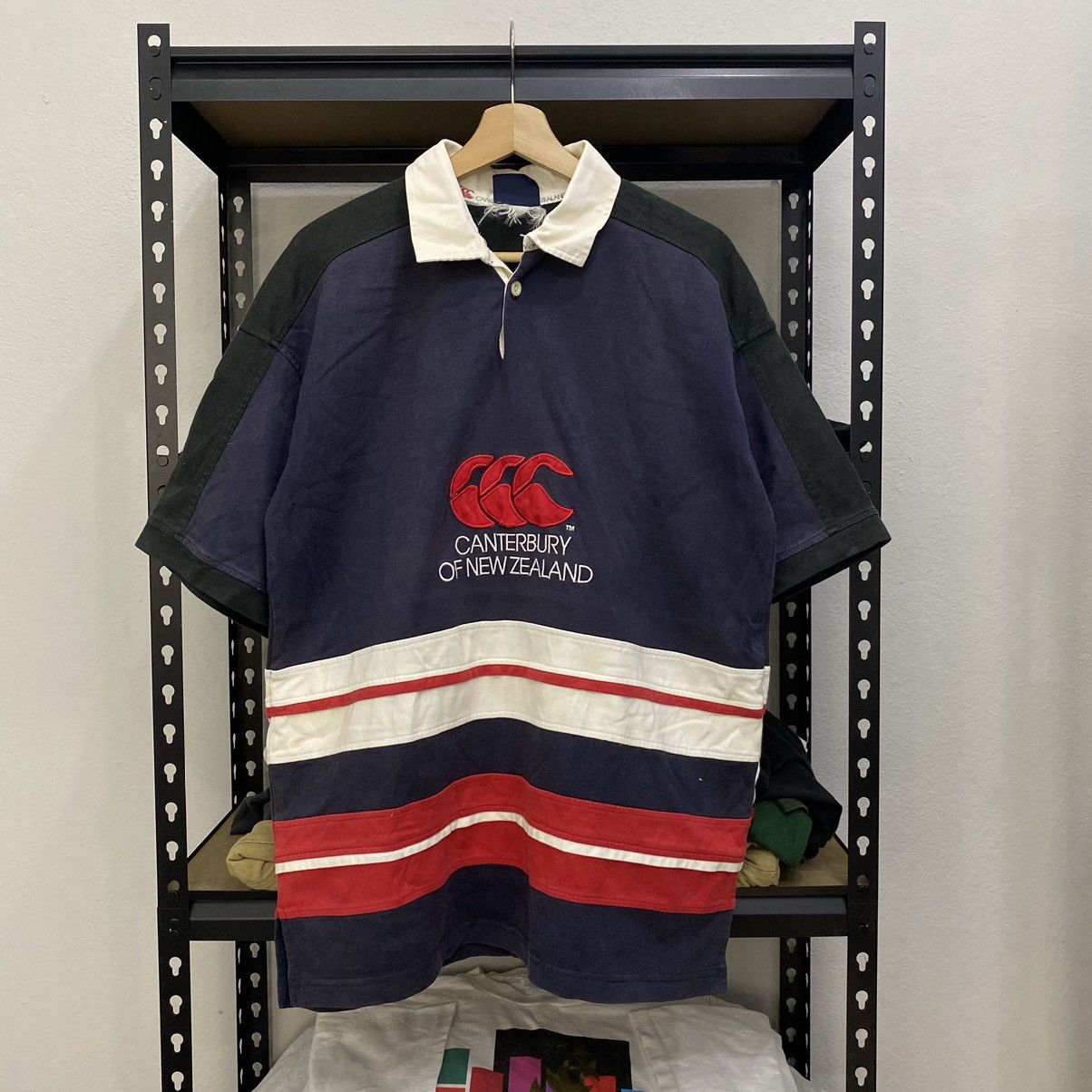Canterbury of New Zealand × Vintage Vintage Canterbury Of New Zealand Shirt Big Logo Embroidery Size US M / EU 48-50 / 2 - 1 Thumbnail