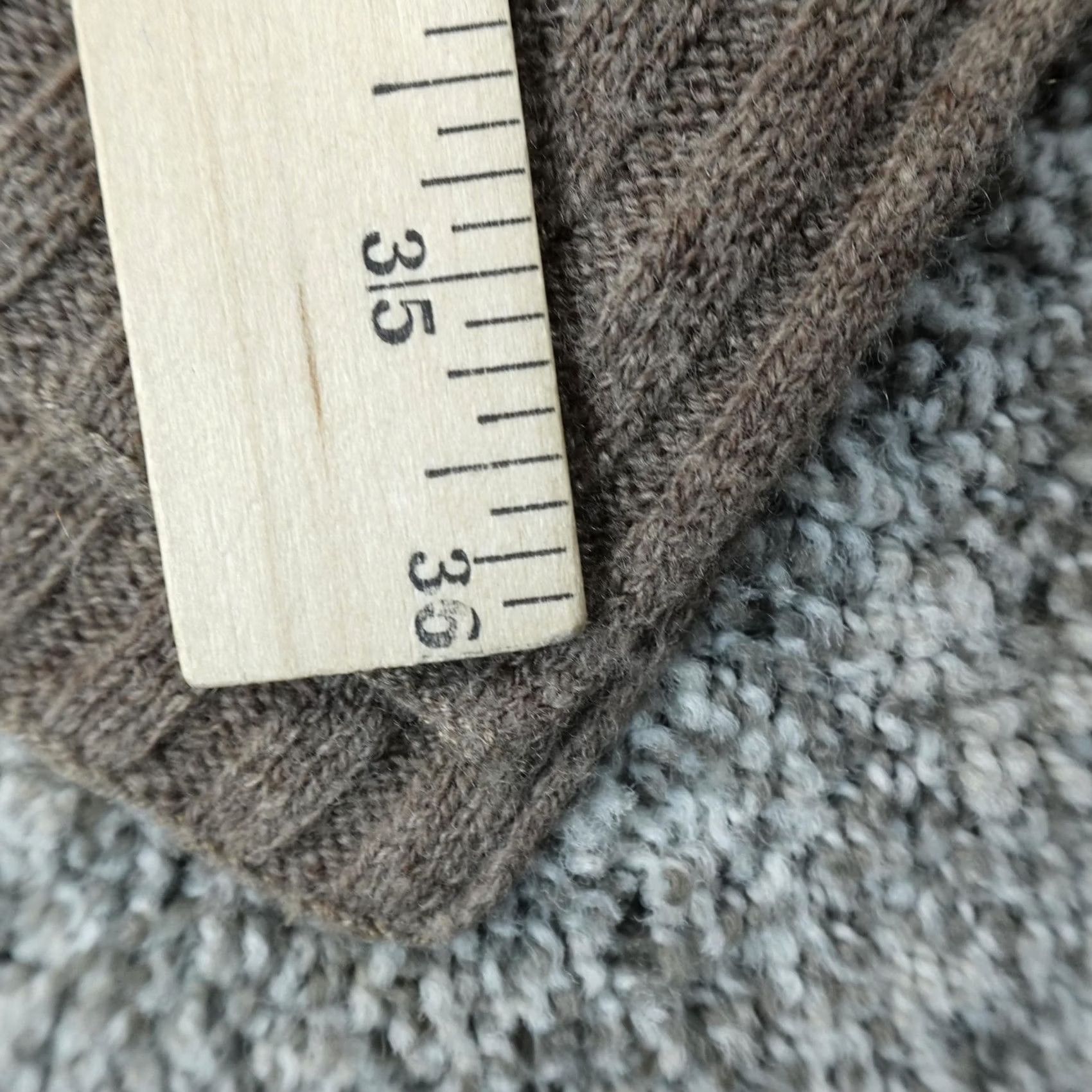 Vintage Celeste Sweater Capes Womens One Size Beige Wool Cashmere Knit Poncho Top Cape Knit Poncho Womens Beige Wool Cashmere Boat Neck Casual Relaxed 90s? Size ONE SIZE - 6 Thumbnail