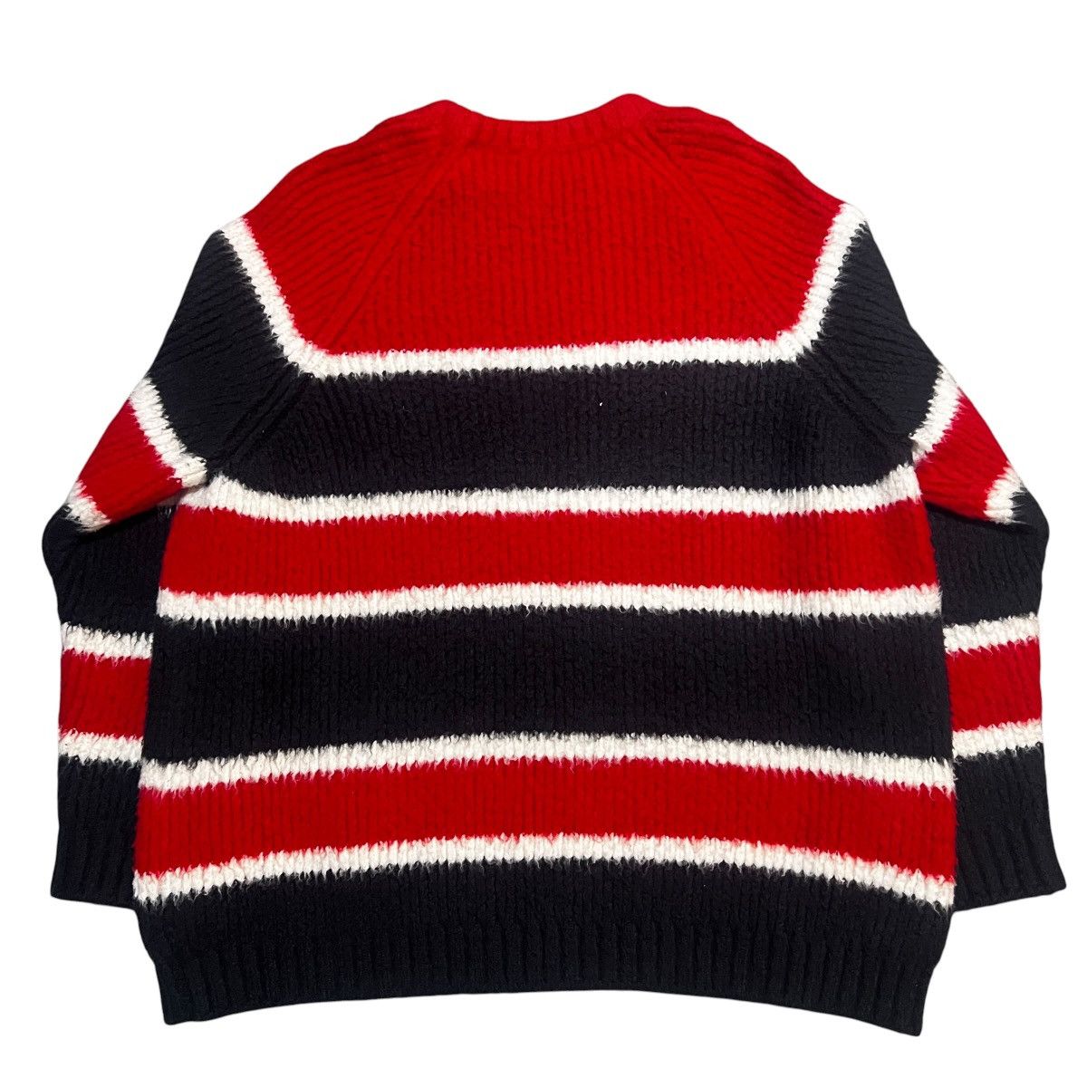 Celine CELINE 2021AW BY HEDI SLIMANE Boxy Crewneck Striped Knit S Size US S / EU 44-46 / 1 - 7 Thumbnail