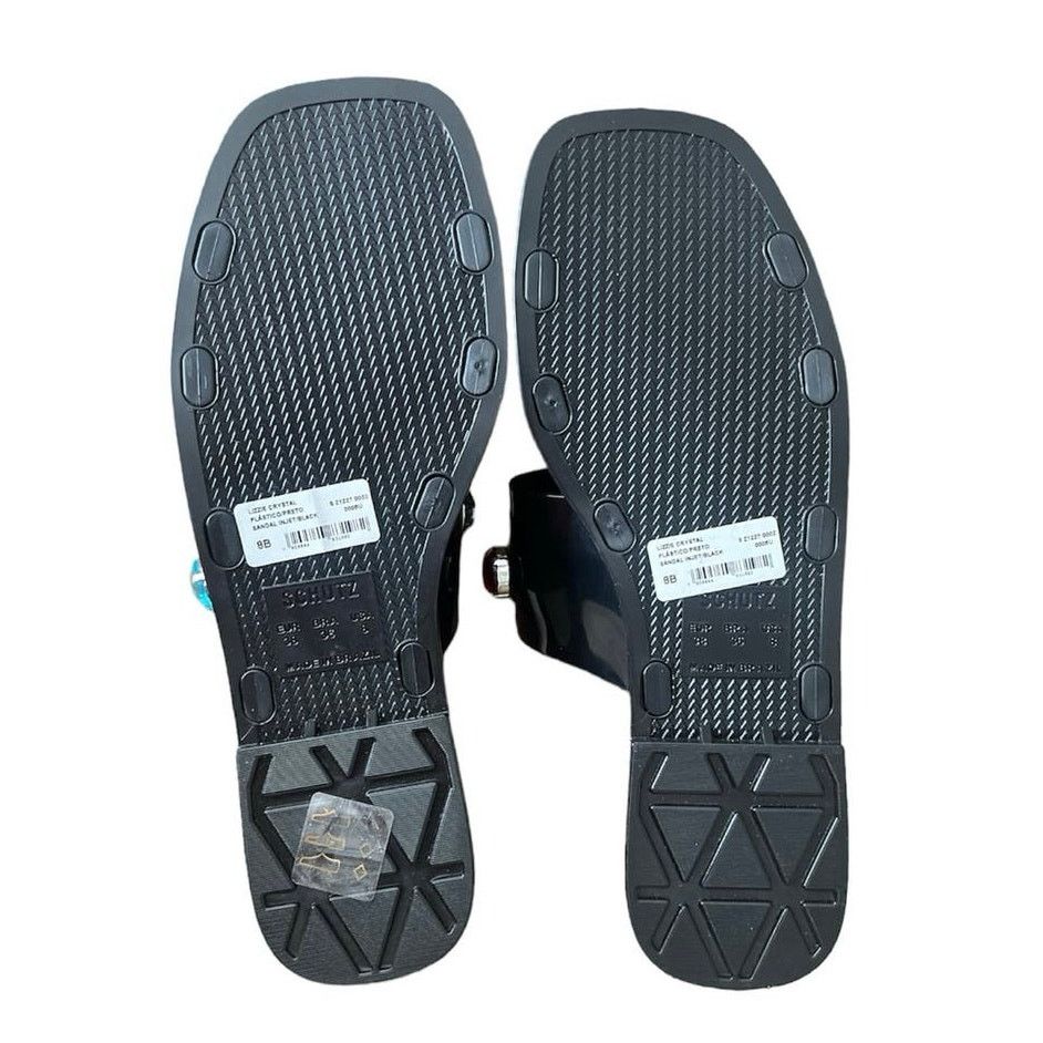 SCHUTZ Schutz Lizzie Crystal PVC slip on slide sandal NEW size 8B Size US 8 / IT 38 - 9 Thumbnail