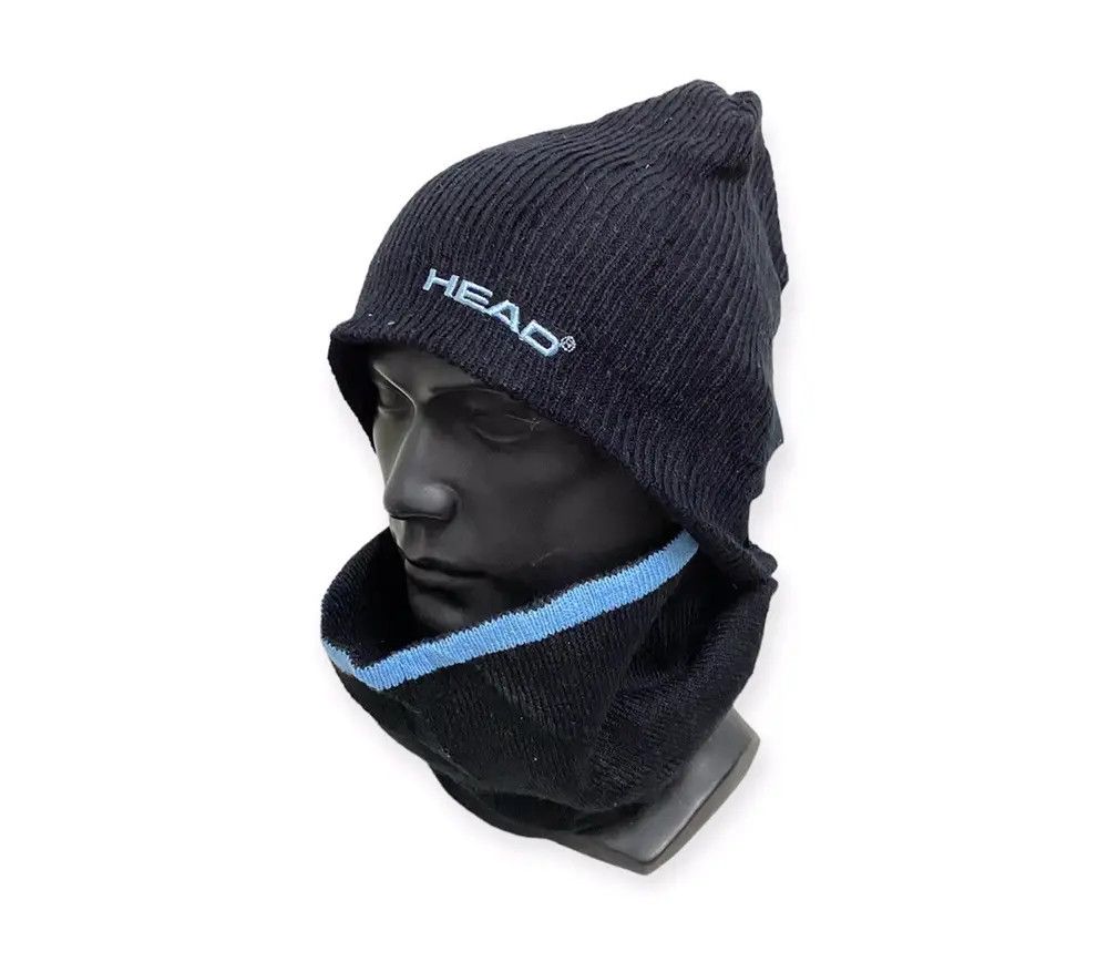 Japanese Brand × Vintage Vintage Head SpellOut Balaclava Beanie Hat Size ONE SIZE - 1 Thumbnail