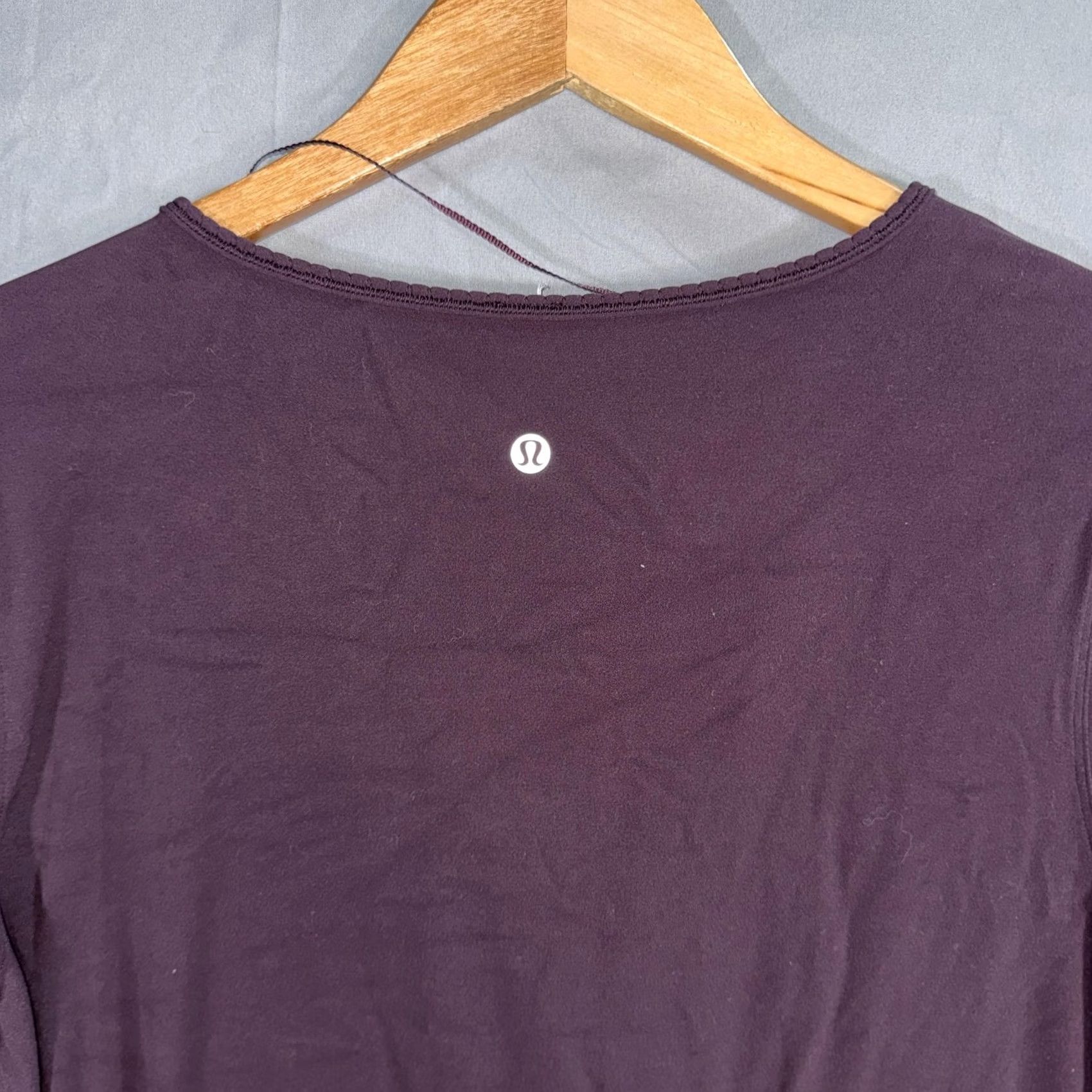 Lululemon Lululemon Shirt Womens Medium Purple Wrap Front Long Sleeve V-Neck Yoga Top Size M / US 6-8 / IT 42-44 - 3 Thumbnail