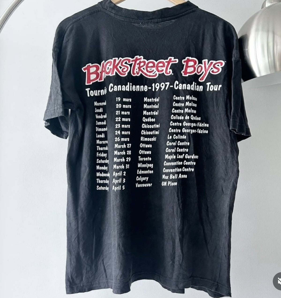 Band Tees Backstreet Boys Canada Vintage Tour Size US M / EU 48-50 / 2 - 2 Thumbnail