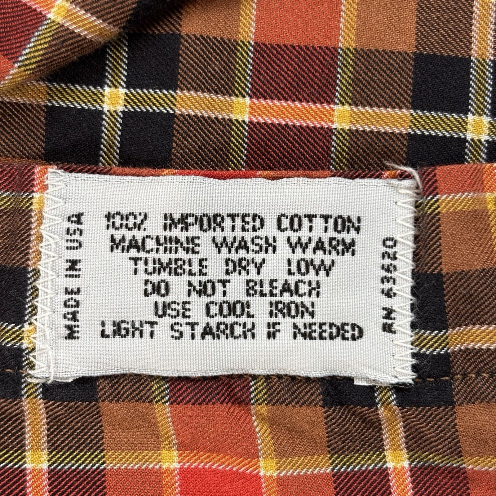 Bullock & Jones Bullock & Jones Plaid Long Sleeve Button Down Shirt Sz Large Size US L / EU 52-54 / 3 - 6 Thumbnail