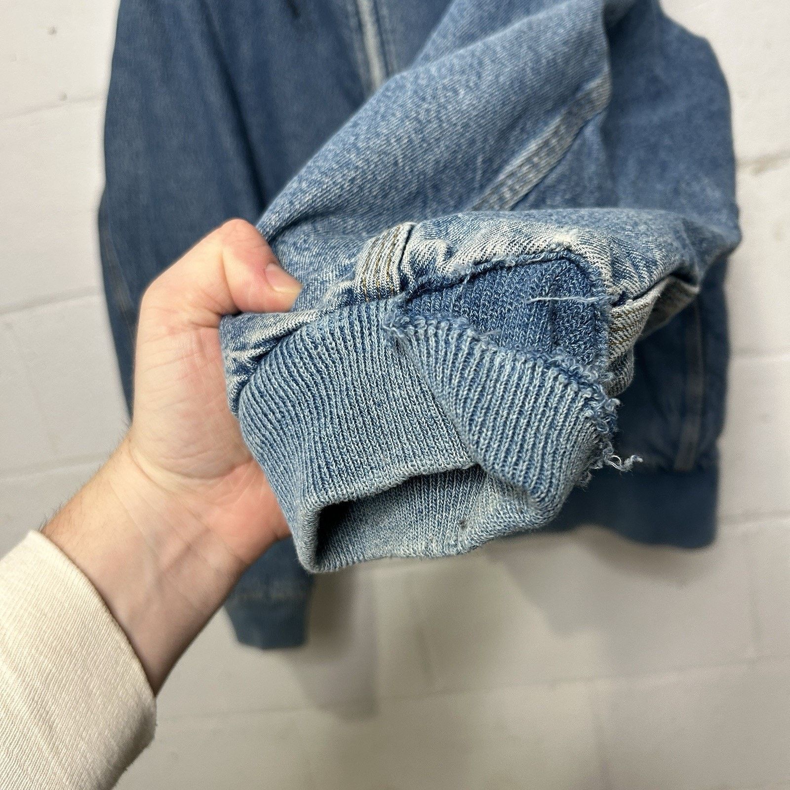 Carhartt Vintage Carhartt Blanket-Lined Hooded Jacket “Denim” JB698 Size US XL / EU 56 / 4 - 9 Thumbnail