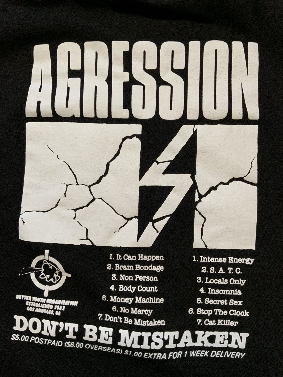Band Tees Trust Records Agression Hardcore Punk Rock Band T-Shirt Size US XL / EU 56 / 4 - 7 Thumbnail