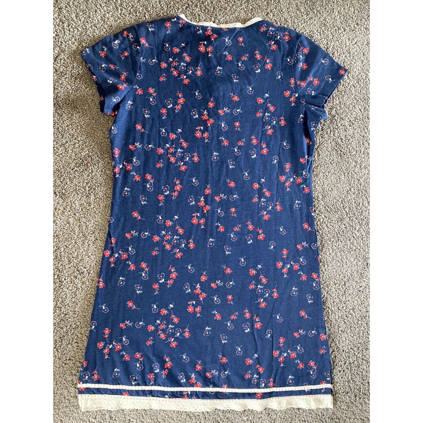 Liz Claiborne VINTAGE? Wait, it's Liz Claiborne A Charmed Life Dress Women S Blue Floral Knee Length NWT Size S / US 4 / IT 40 - 2 Thumbnail