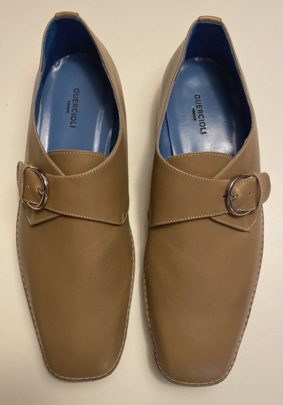 Quercioli Monk shoe in smooth leather Size US 9.5 / EU 42-43 - 3 Thumbnail