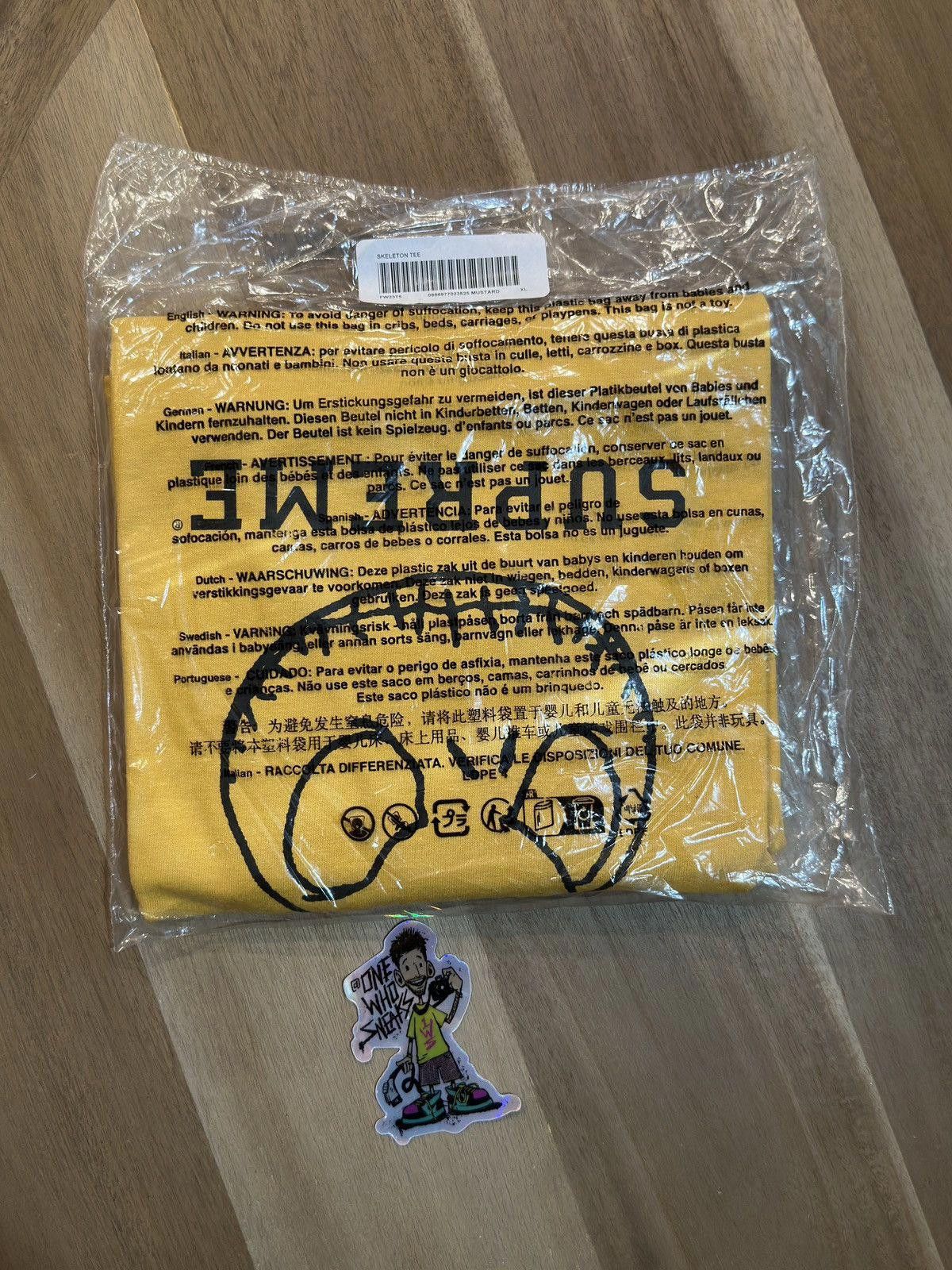 Supreme Supreme Skeleton Tee Size XL Size US XL / EU 56 / 4 - 3 Thumbnail