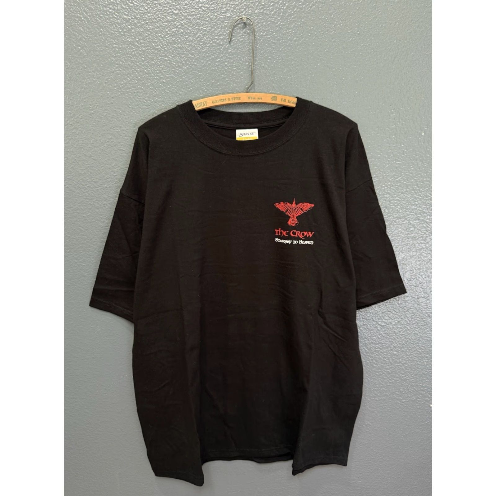 Vintage VINTAGE The Crow Stairway To Heaven Black Tee Shirt Santee XL Mens 90s T-Shirt Size US XL / EU 56 / 4 - 3 Thumbnail
