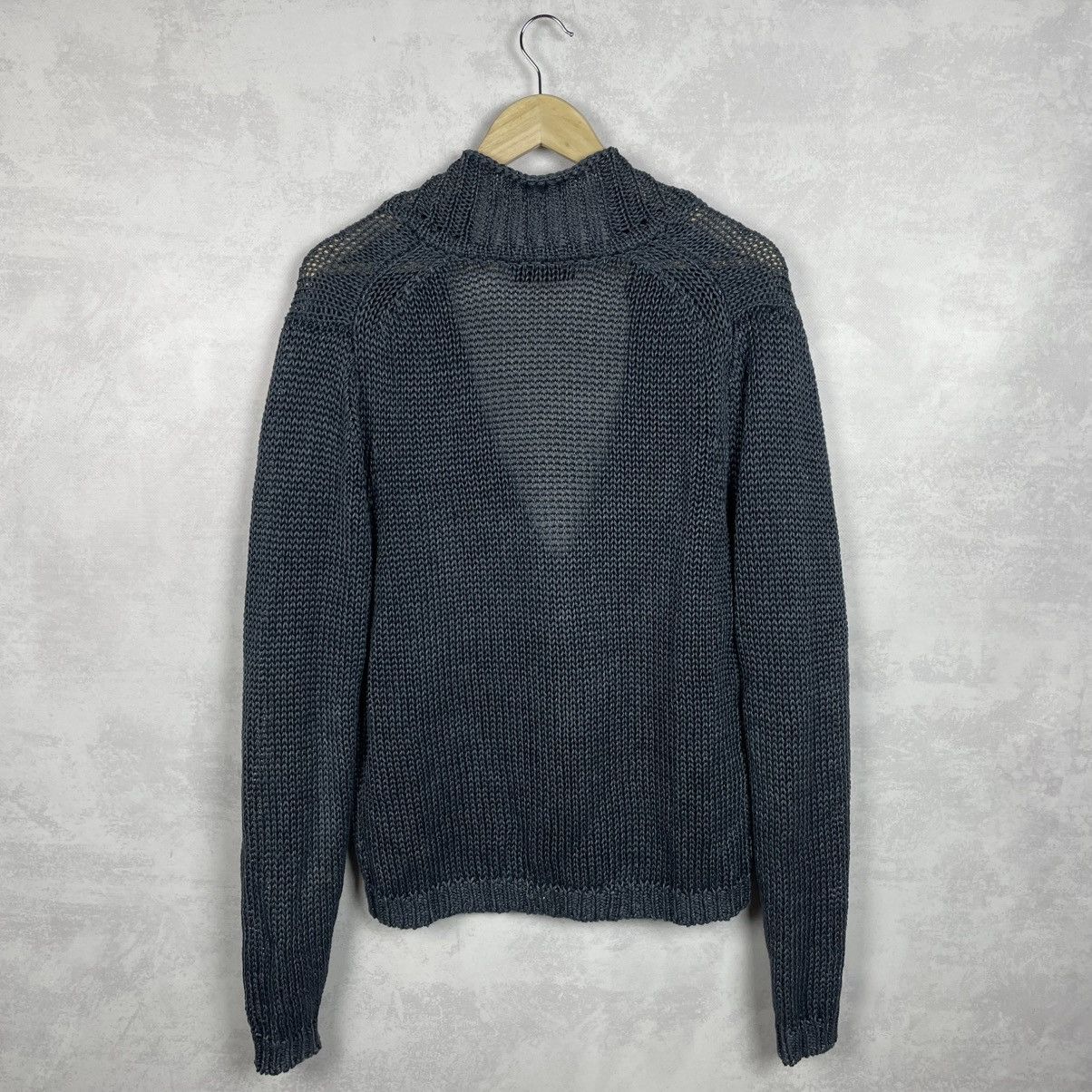 Iris von Arnim Iris Von Arnim Uomo Men’s Net Knit Linen Cardigan Sweater Size US S / EU 44-46 / 1 - 4 Thumbnail