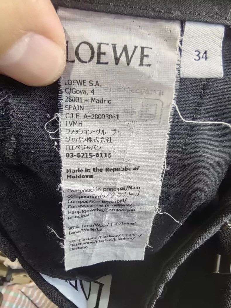 Loewe LOEWE Black skinny jeans Size 42" / US 20 - 2 Thumbnail