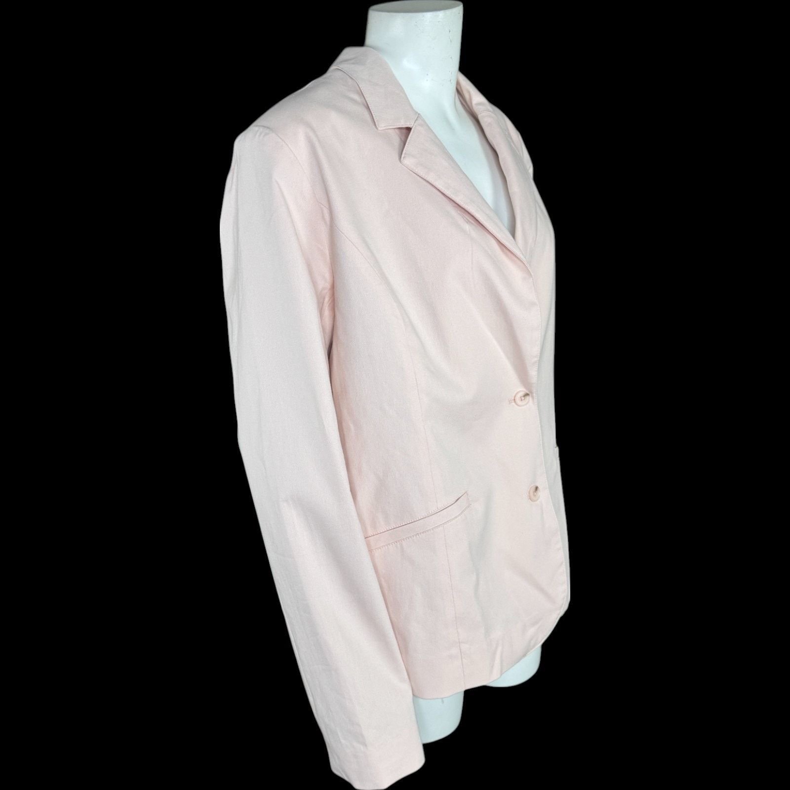 Other Lawrence Zarian Blazer Large Pink NWOT BEAUTIFUL Cotton Size L / US 10 / IT 46 - 2 Thumbnail