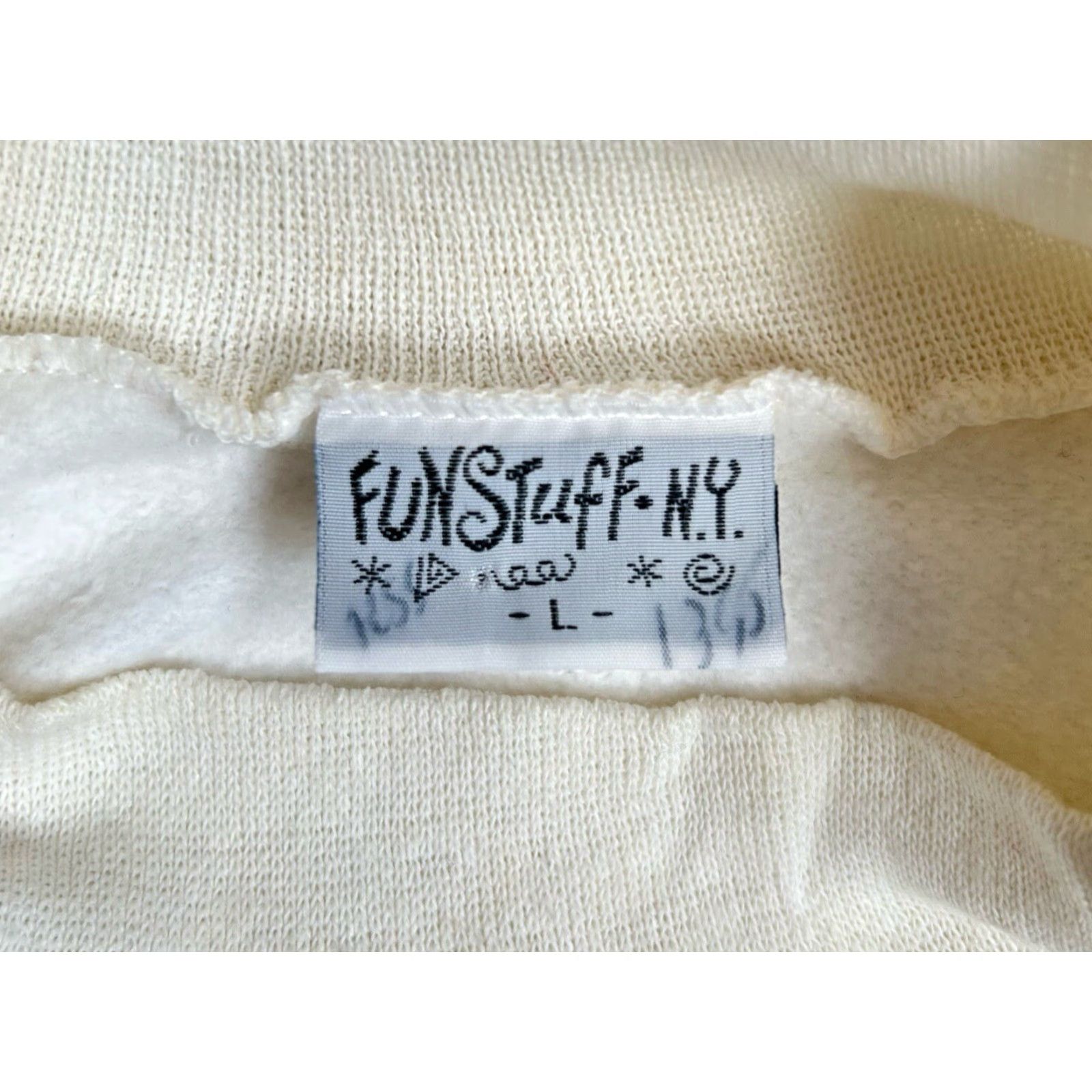 Vintage VINTAGE Fun Stuff Desert Storm 1991 Crewneck Sweatshirt Men L USA Made White 90s Graphic Print NOS NWOT Pullover Crew Neck Sweatshirt Size US L / EU 52-54 / 3 - 5 Thumbnail