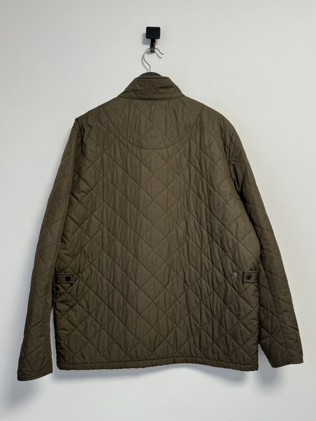Barbour men's Barbour Chelsea Sportquilt Quilted Olive Field Jacket Size US XL / EU 56 / 4 - 18 Thumbnail