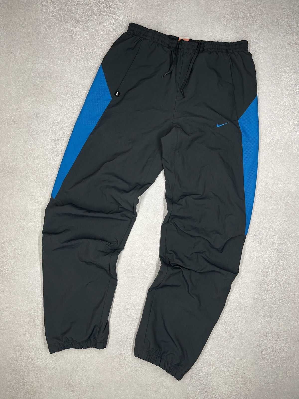 Nike × Nike ACG × Vintage Vintage Nike Nylon Sweatpants Grey Drill Y2K Tech ACG Size M Size US 32 / EU 48 - 1 Thumbnail
