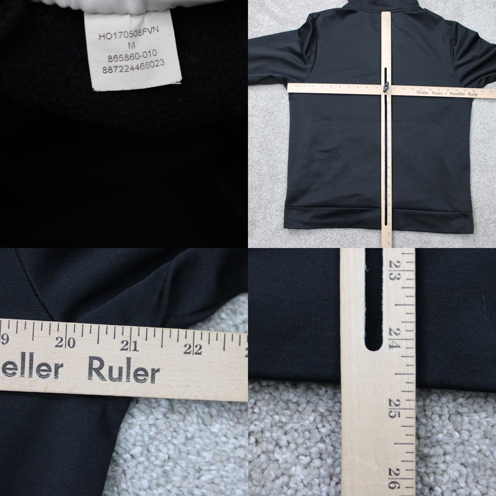 Jordan Brand Jordan Hoodie Mens Medium Black Bulldogs Logo 100% Polyester Hooded Sweatshirt Size US M / EU 48-50 / 2 - 9 Thumbnail