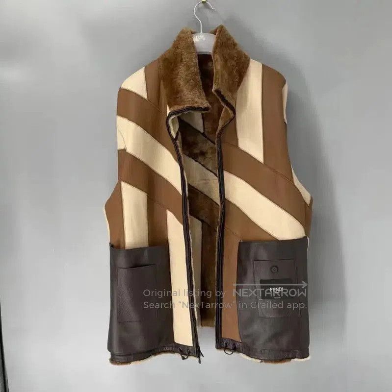 Other Fendi Men's XL Light Brown Wool Coat . Size US XL / EU 56 / 4 - 3 Thumbnail