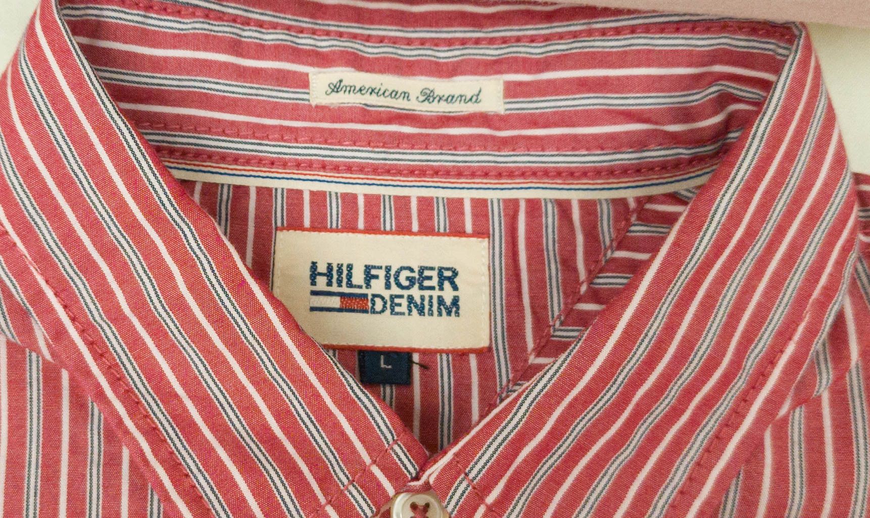 Tommy Hilfiger HILFIGER DENIM SHIRT LONG SLEEVE COTTON SIZE L VGC Size US L / EU 52-54 / 3 - 6 Thumbnail